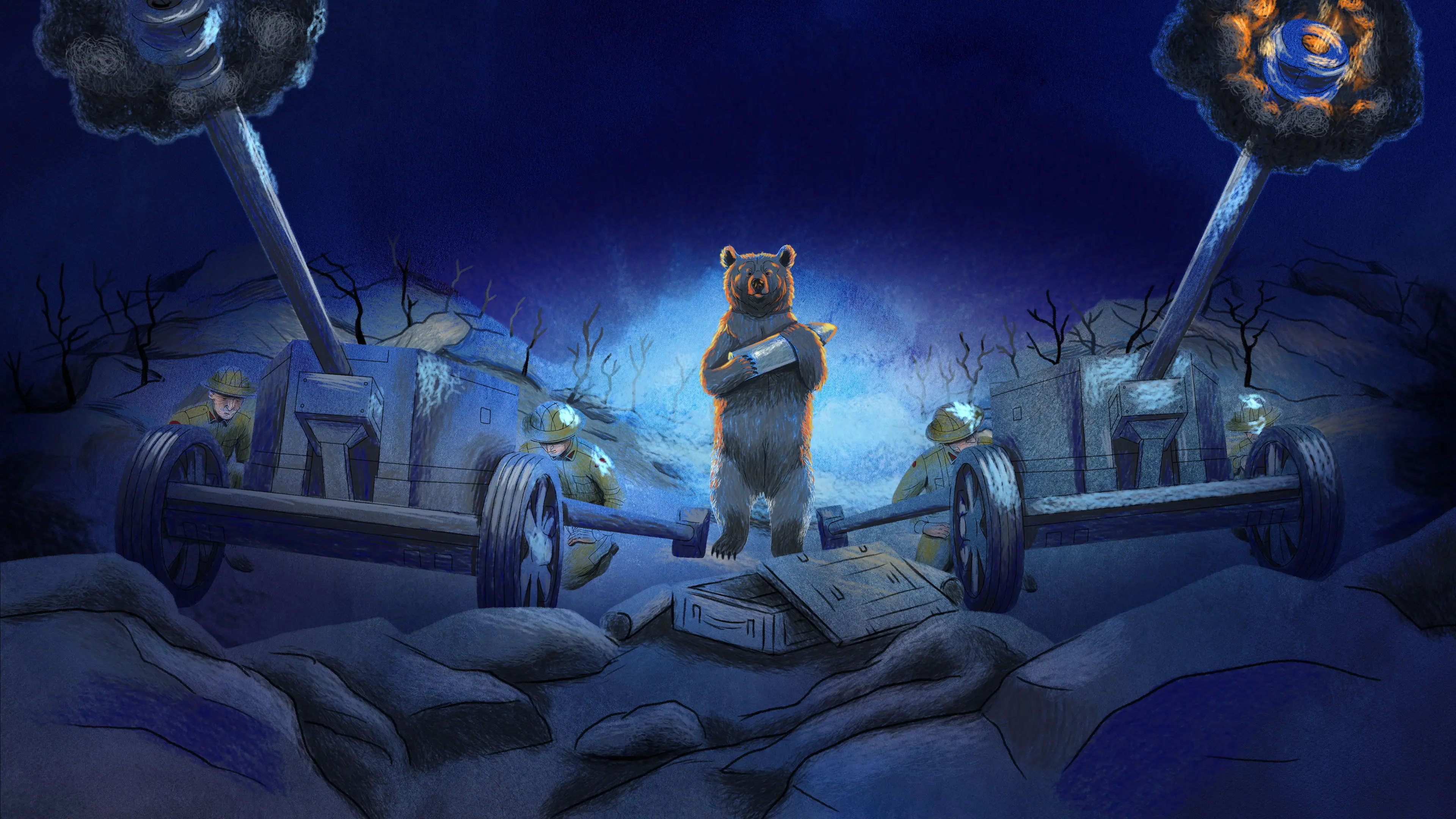 A Bear Named Wojtek backdrop