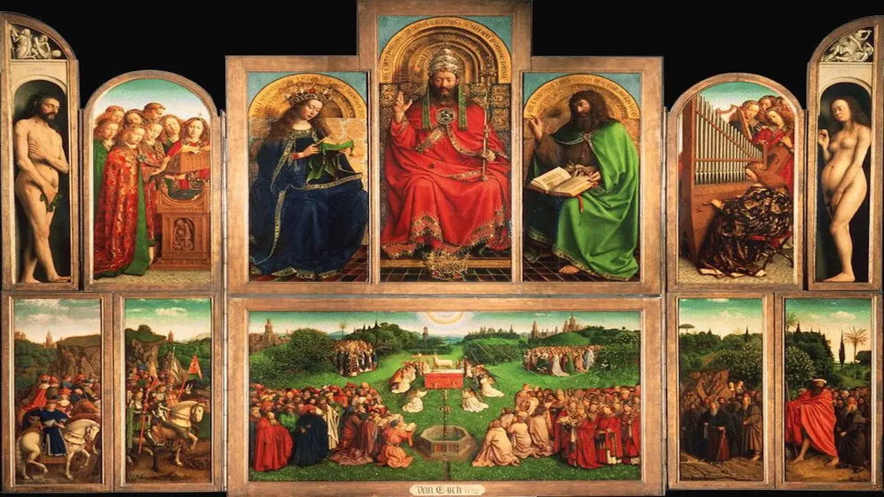 Secrets of the Ghent Altarpiece backdrop