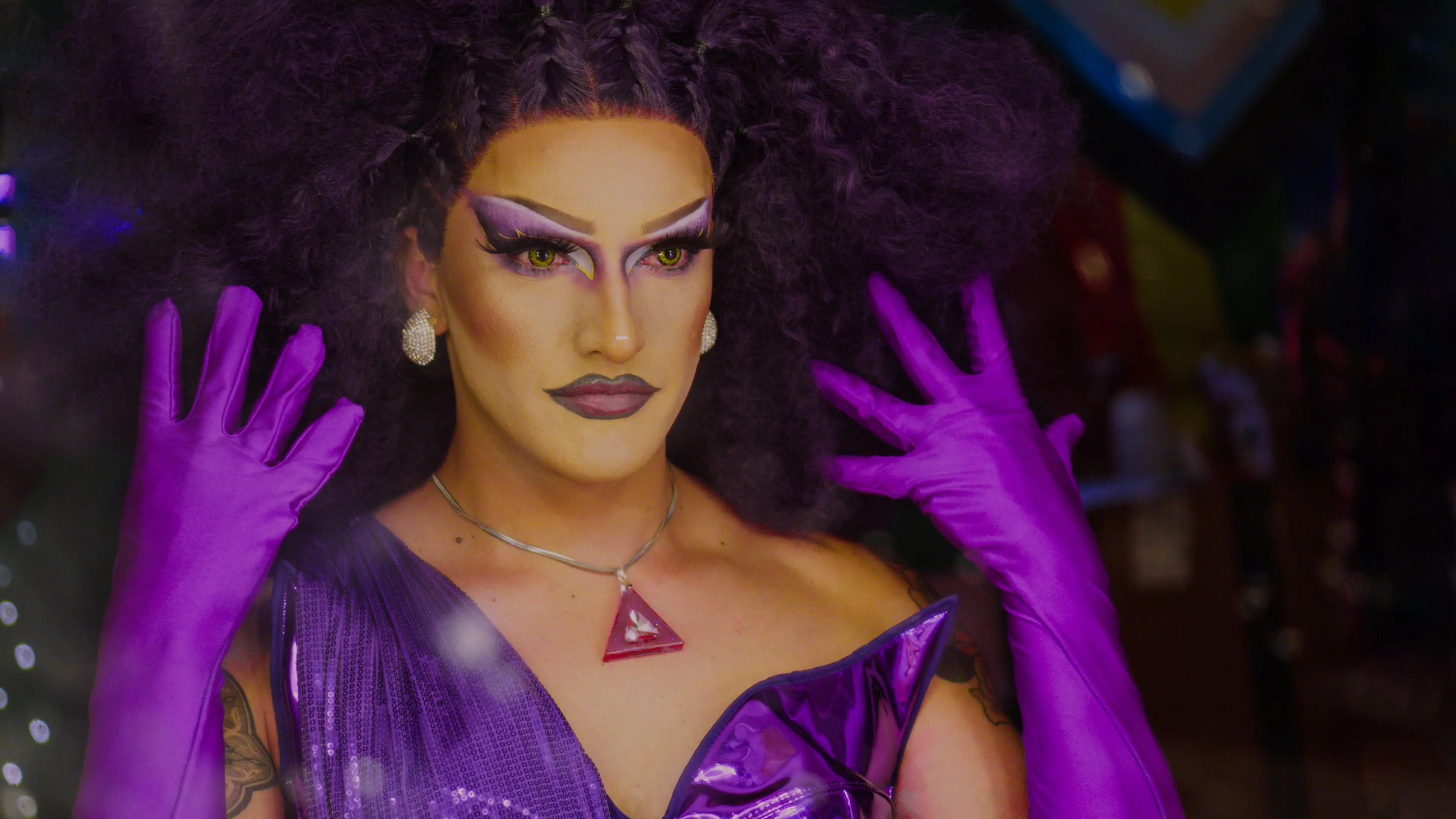 Neon Purple backdrop