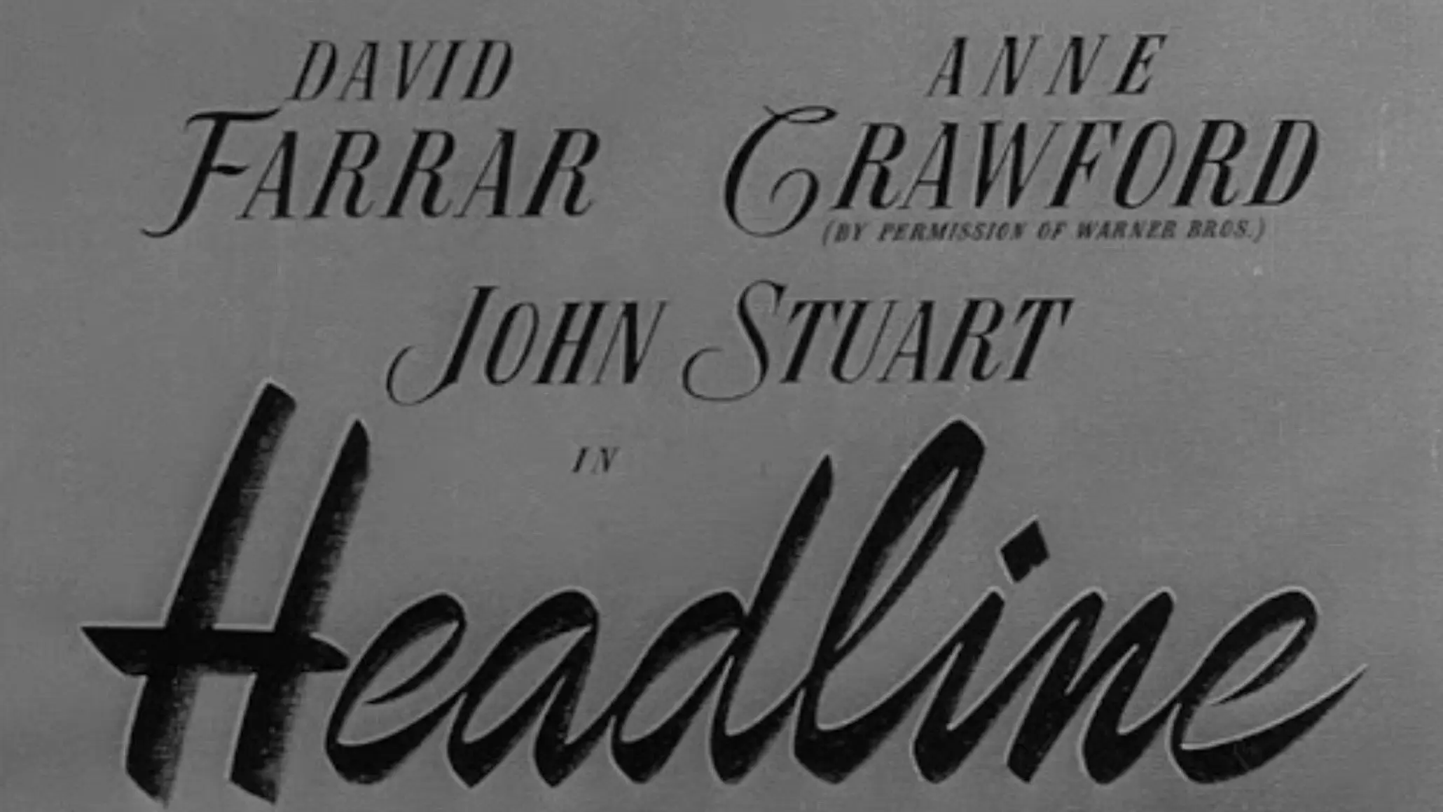 Headline backdrop