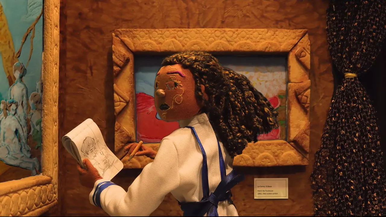 Love in Times of whatever the present is called backdrop