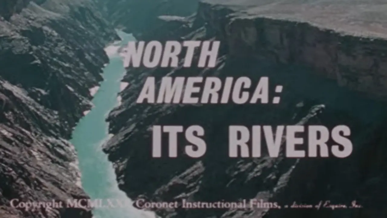 North America: Its Rivers backdrop