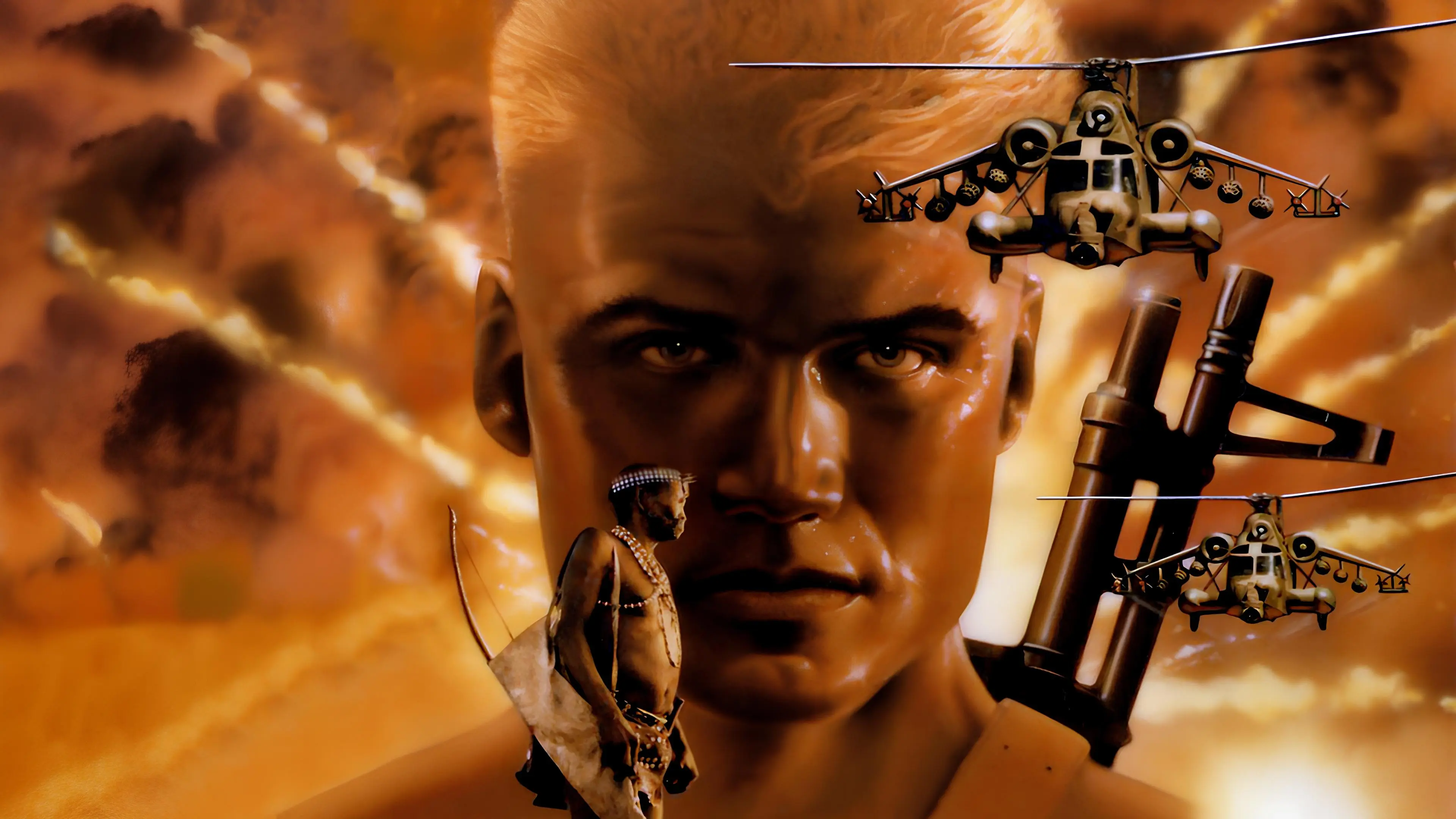 Red Scorpion backdrop