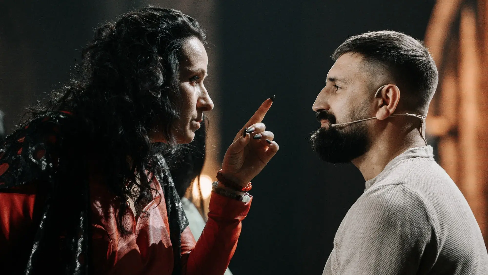 Psychics. Revenge backdrop