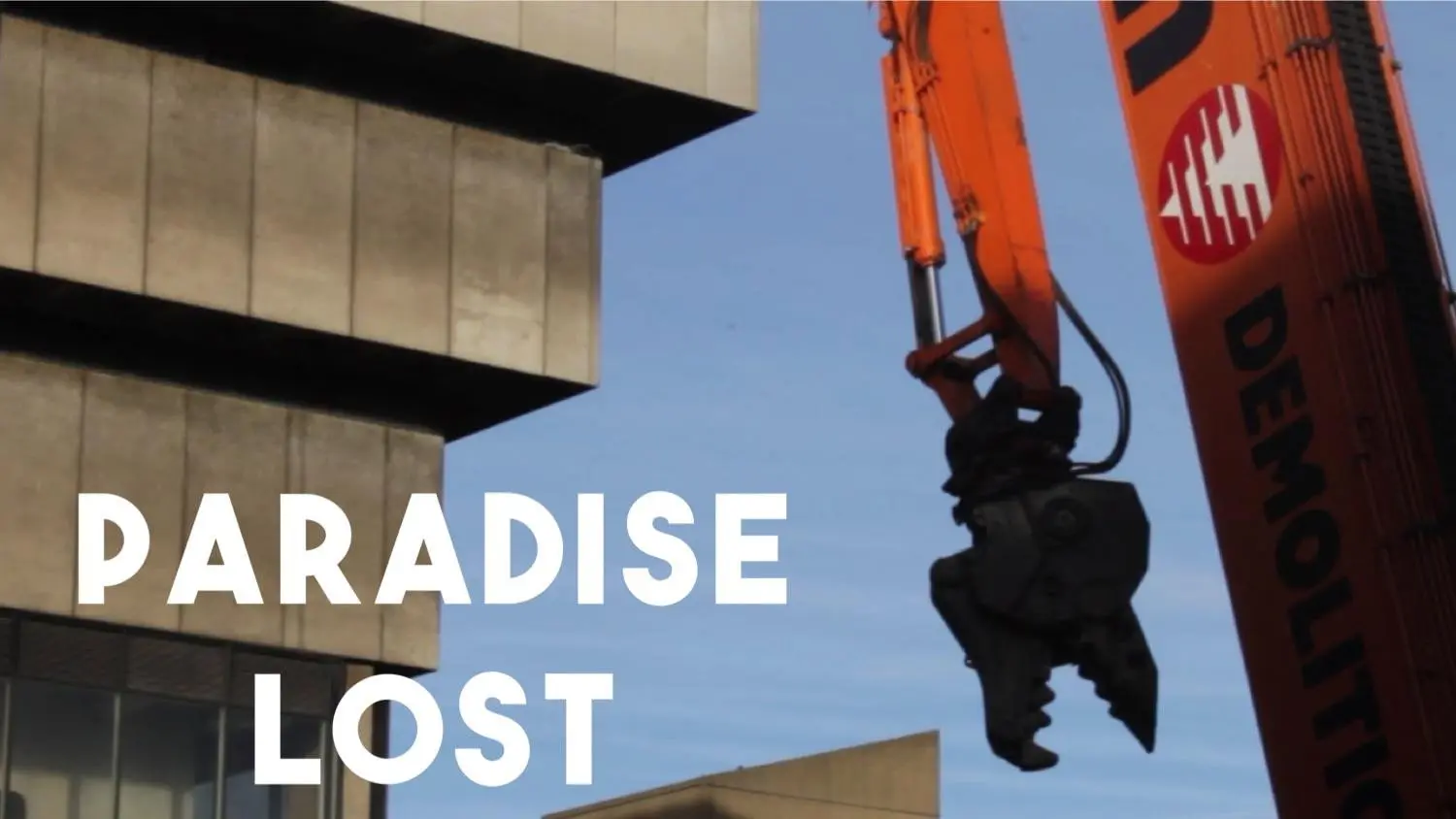 Paradise Lost: History in the Un-Making backdrop