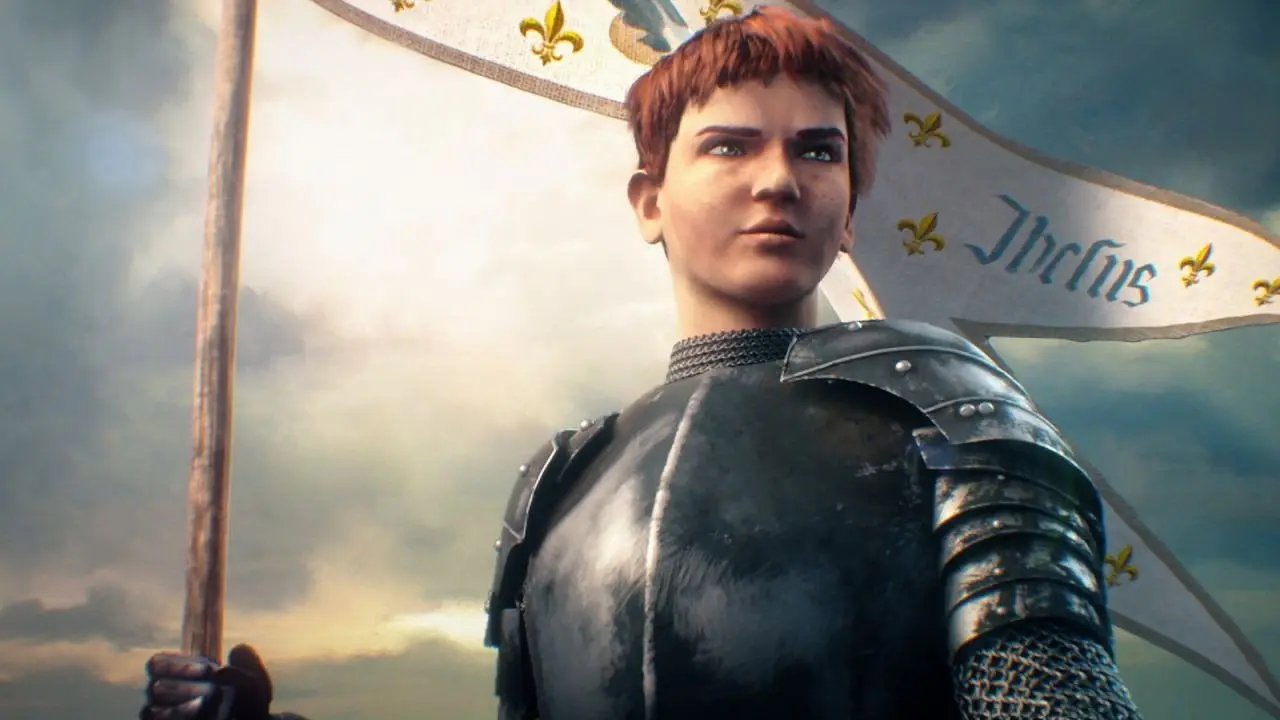 The Joan of Arc Case backdrop