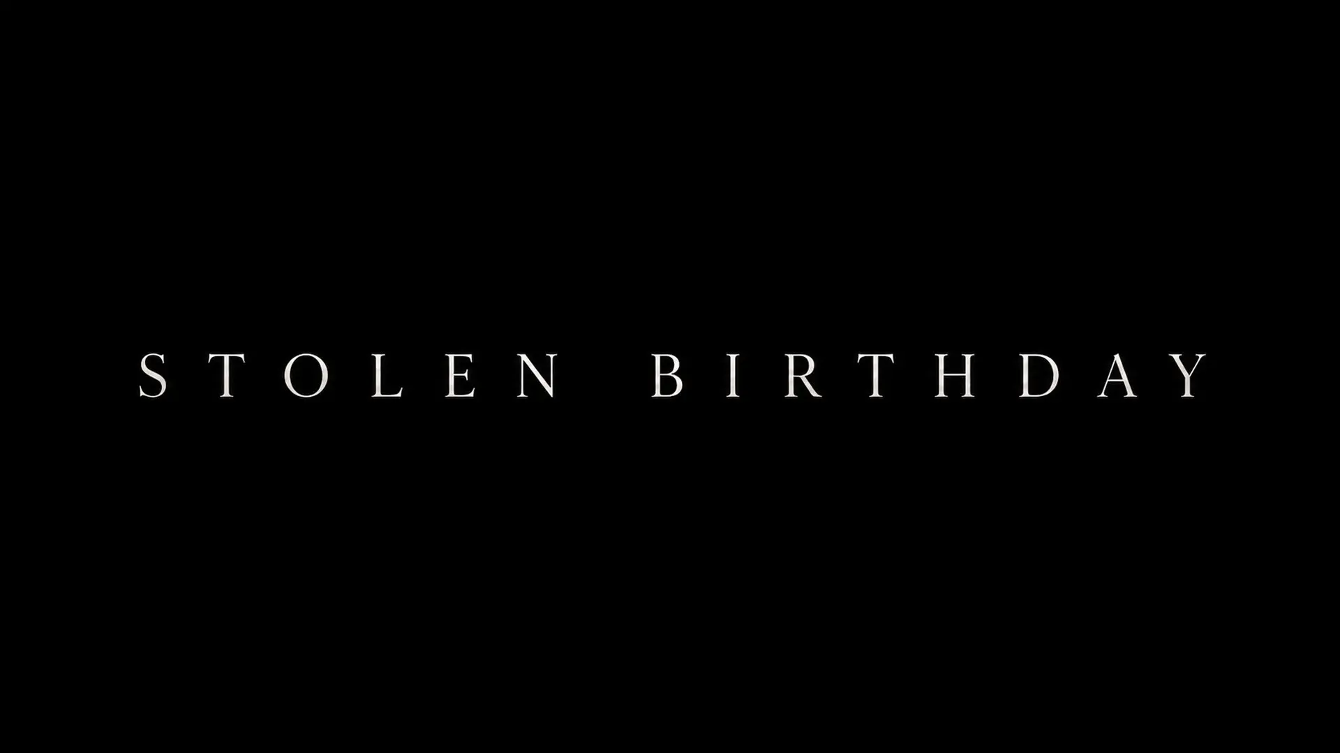 Stolen Birthday backdrop