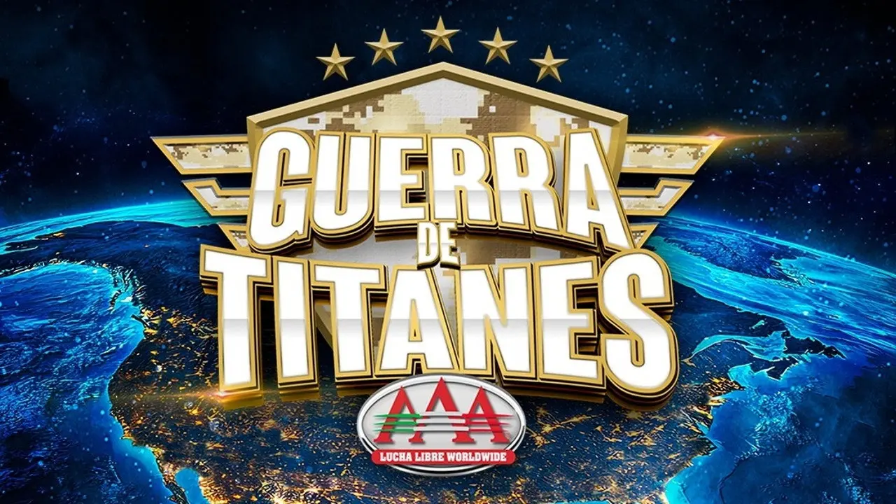 AAA Guerra de Titanes 2025 backdrop