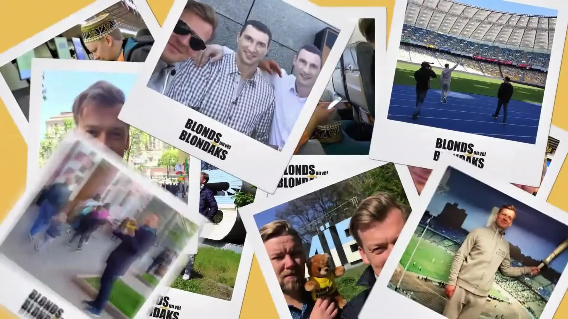 Blonde And More Blonder backdrop