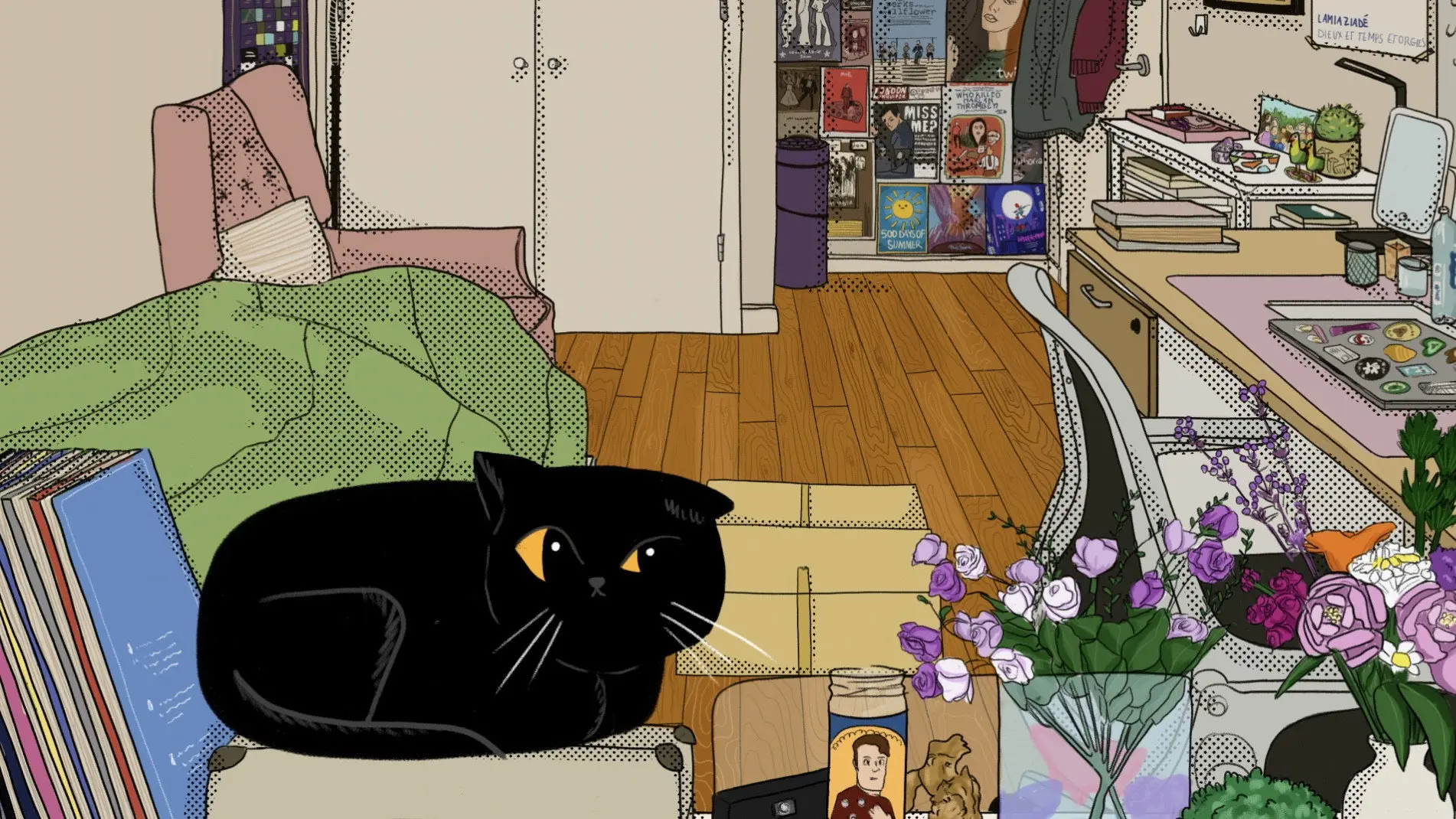 Cat 'n The Box backdrop