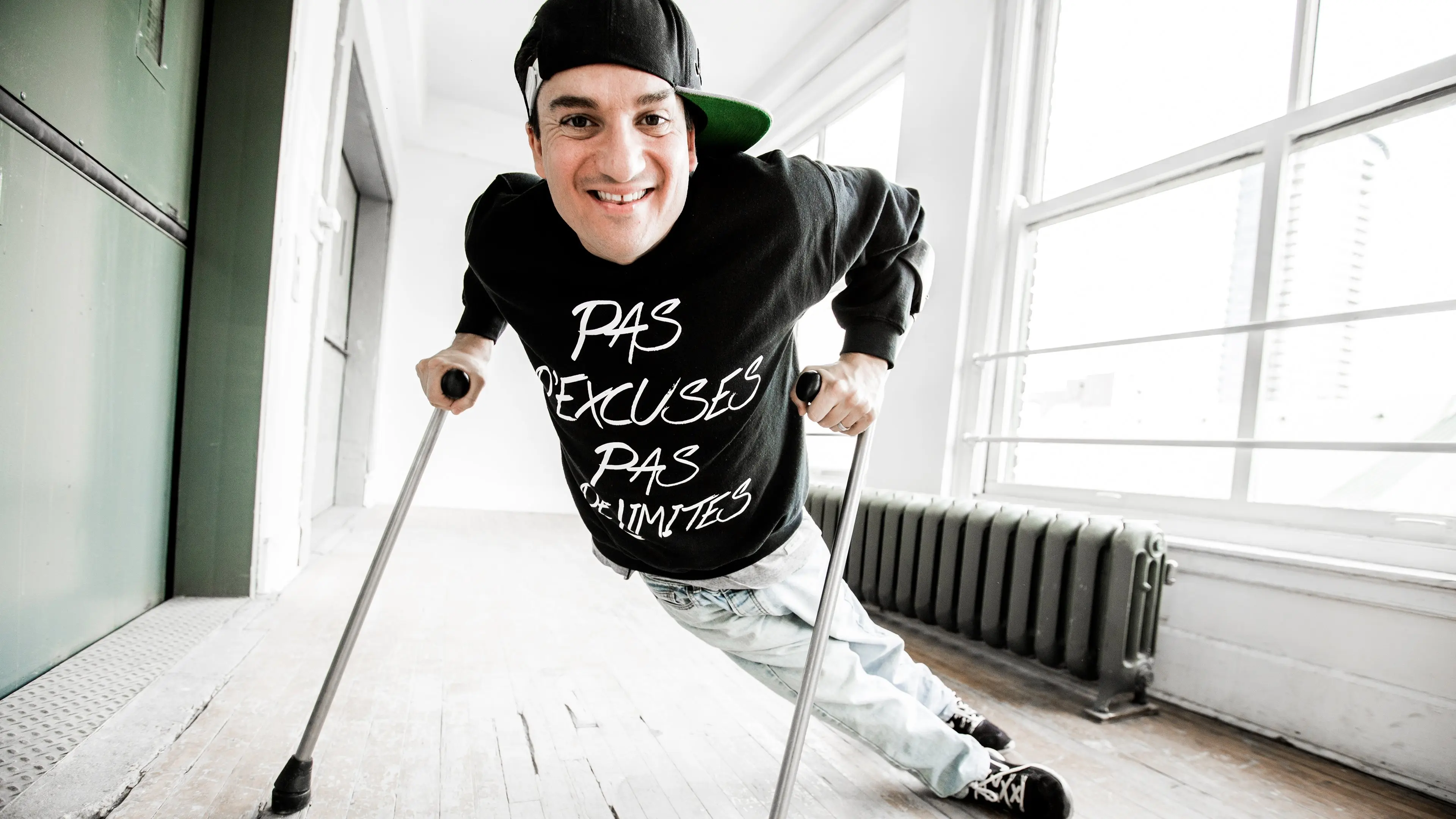 Pas d'excuses, pas de limites backdrop