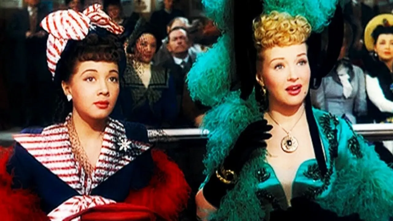 The Beautiful Blonde from Bashful Bend backdrop