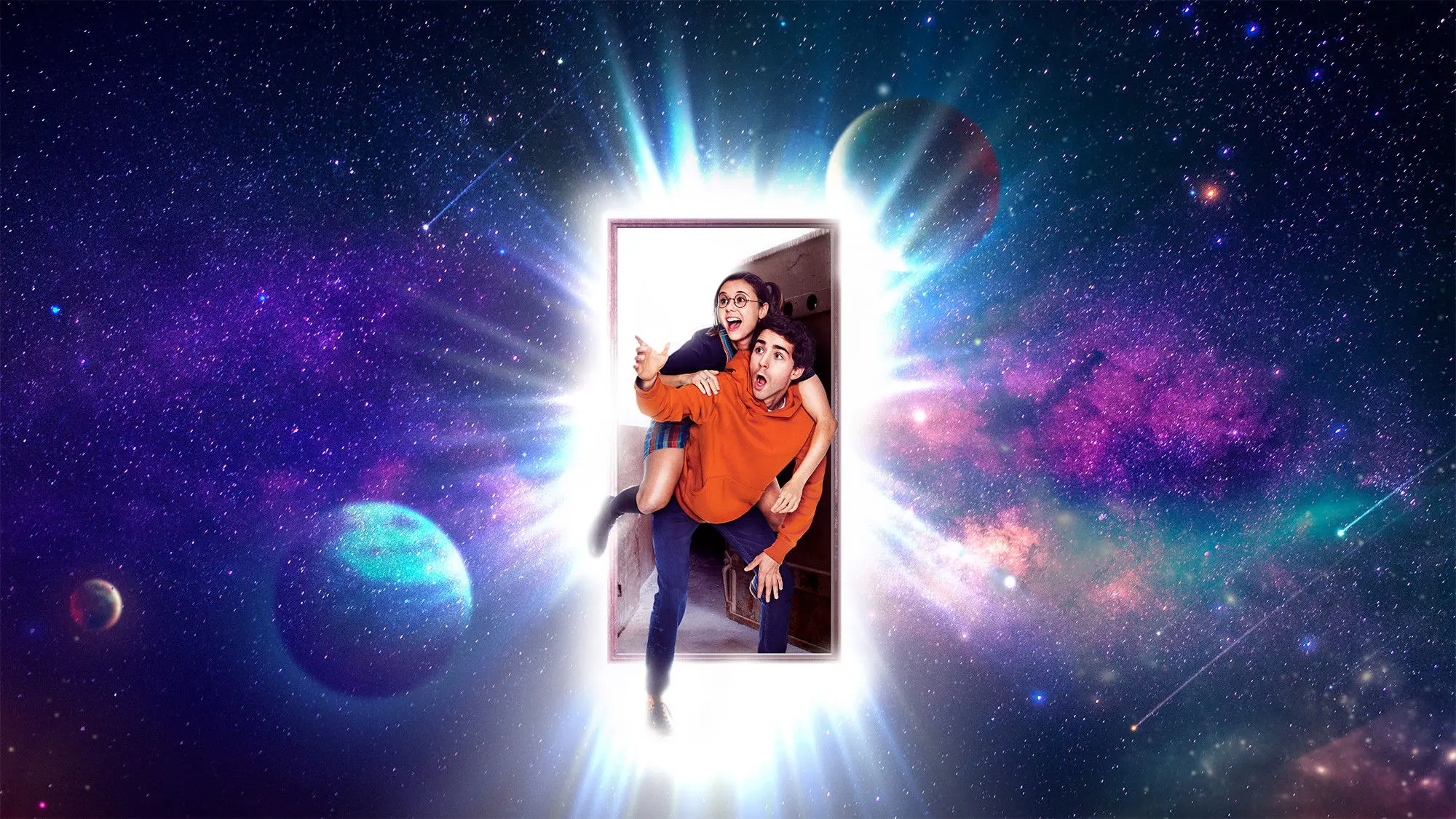 Comme dans l'espace backdrop