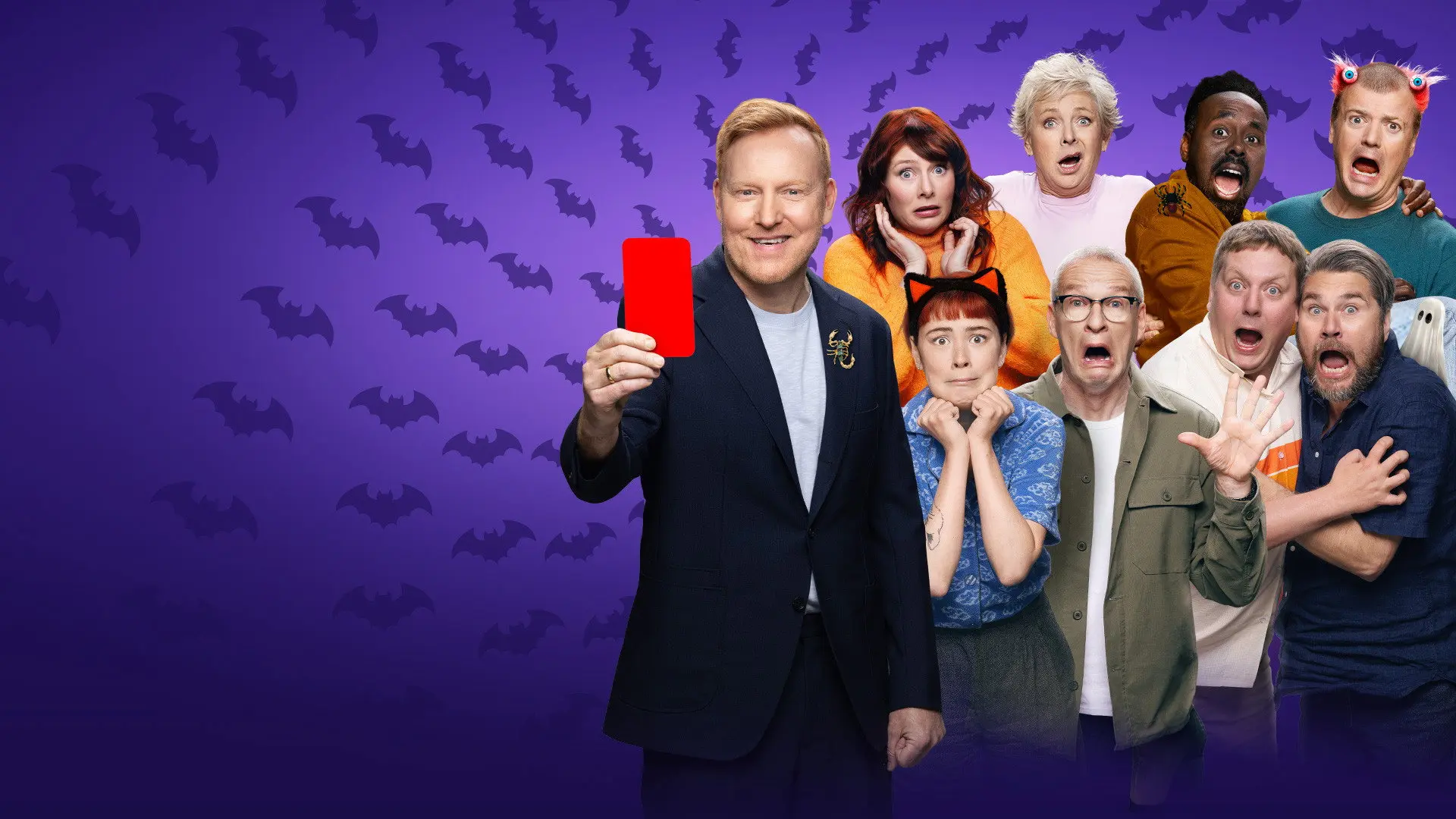 LOL: Last One Laughing - Denmark - Halloween Special backdrop