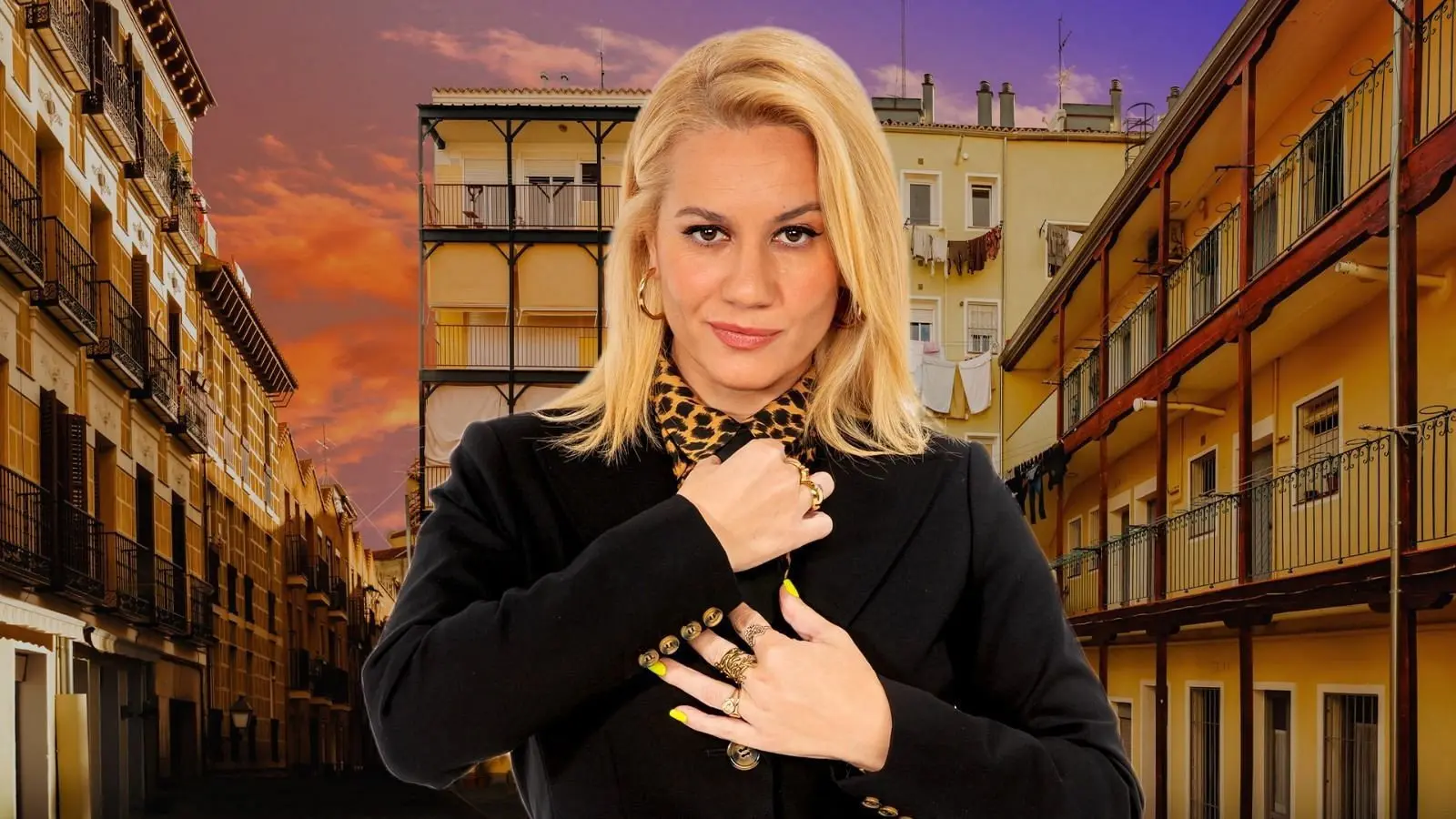 Al cielo con ella backdrop