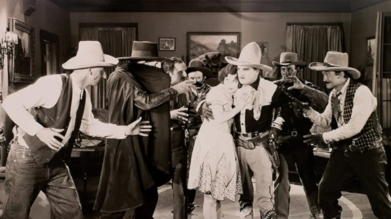 The Mystery Rider backdrop