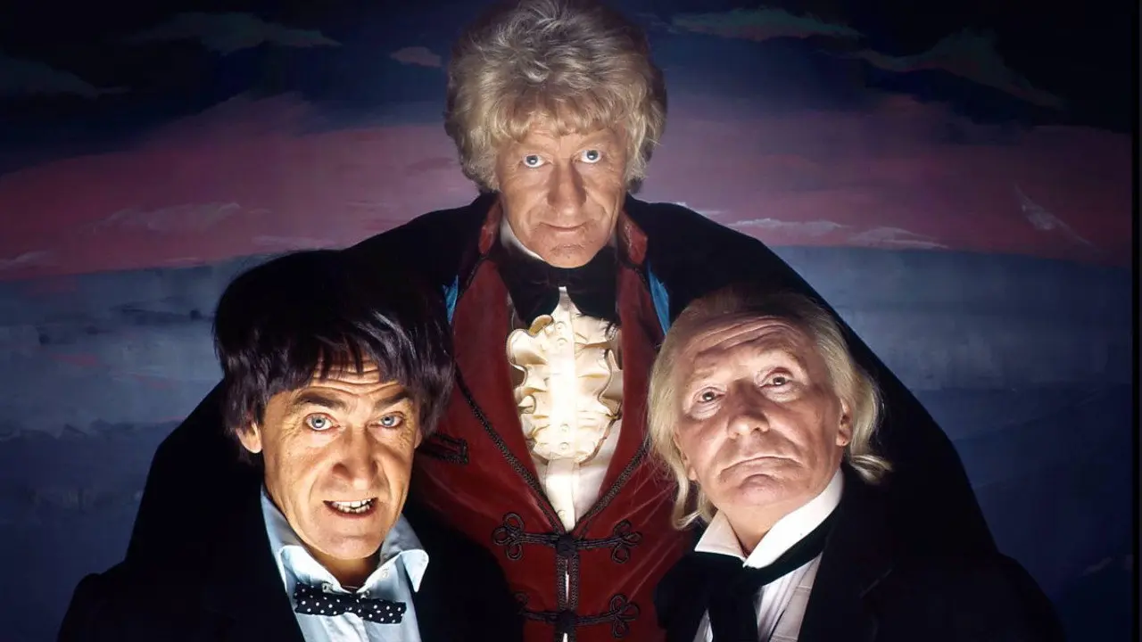 Doctor Who: The Three Doctors backdrop