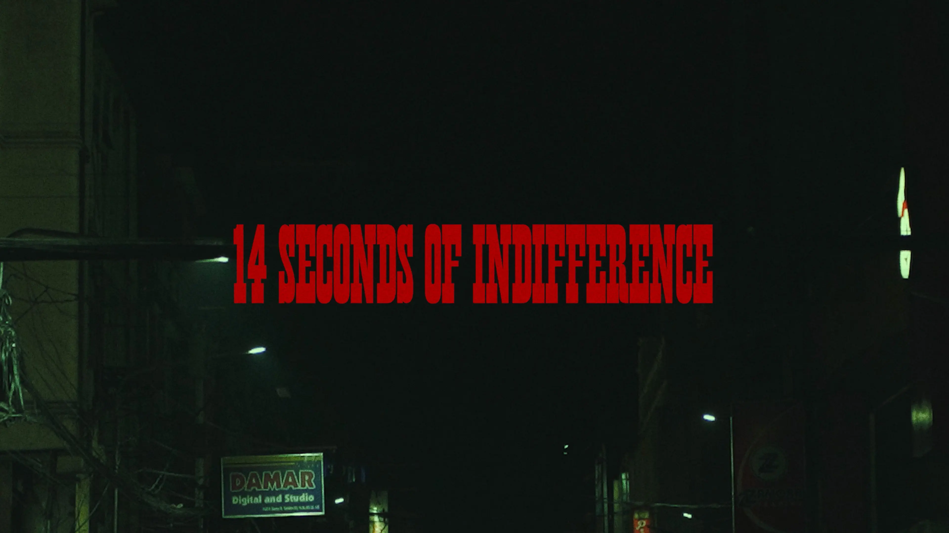 14 Seconds of Indifference (By A Cosmic Deity Watching Me) backdrop