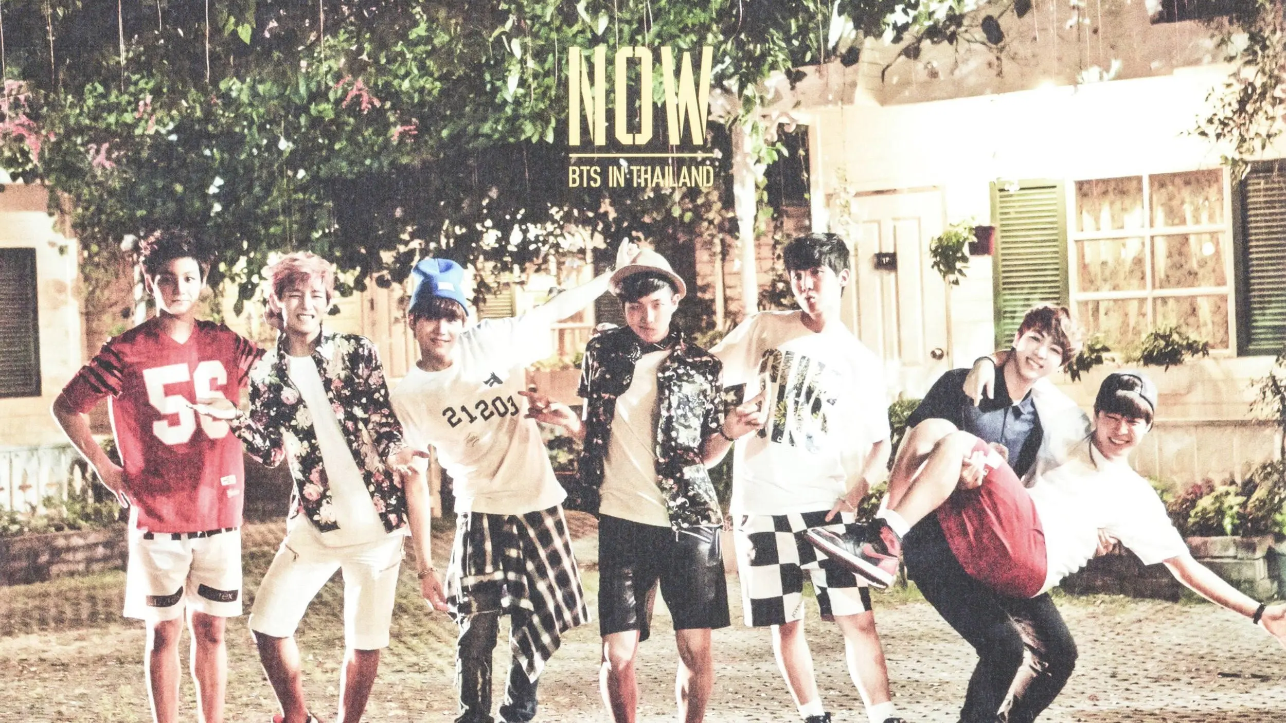 BTS NOW: BTS in Thailand backdrop