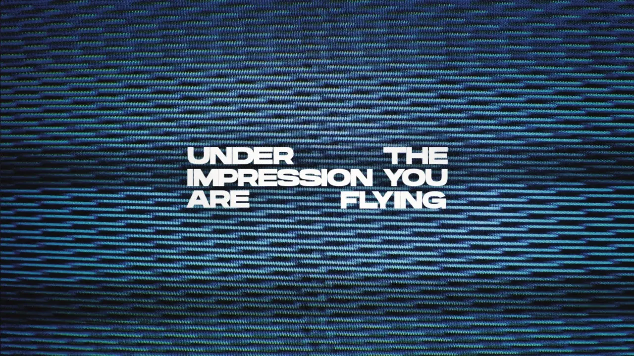 Under The Impression You Are Flying backdrop