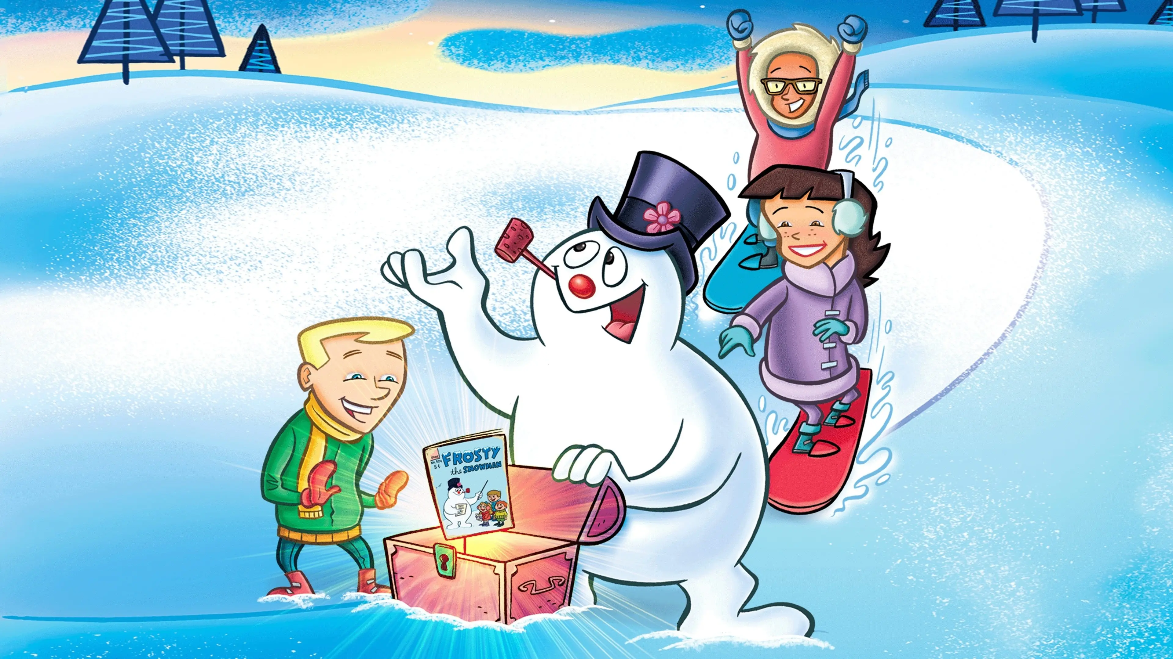 The Legend of Frosty the Snowman backdrop