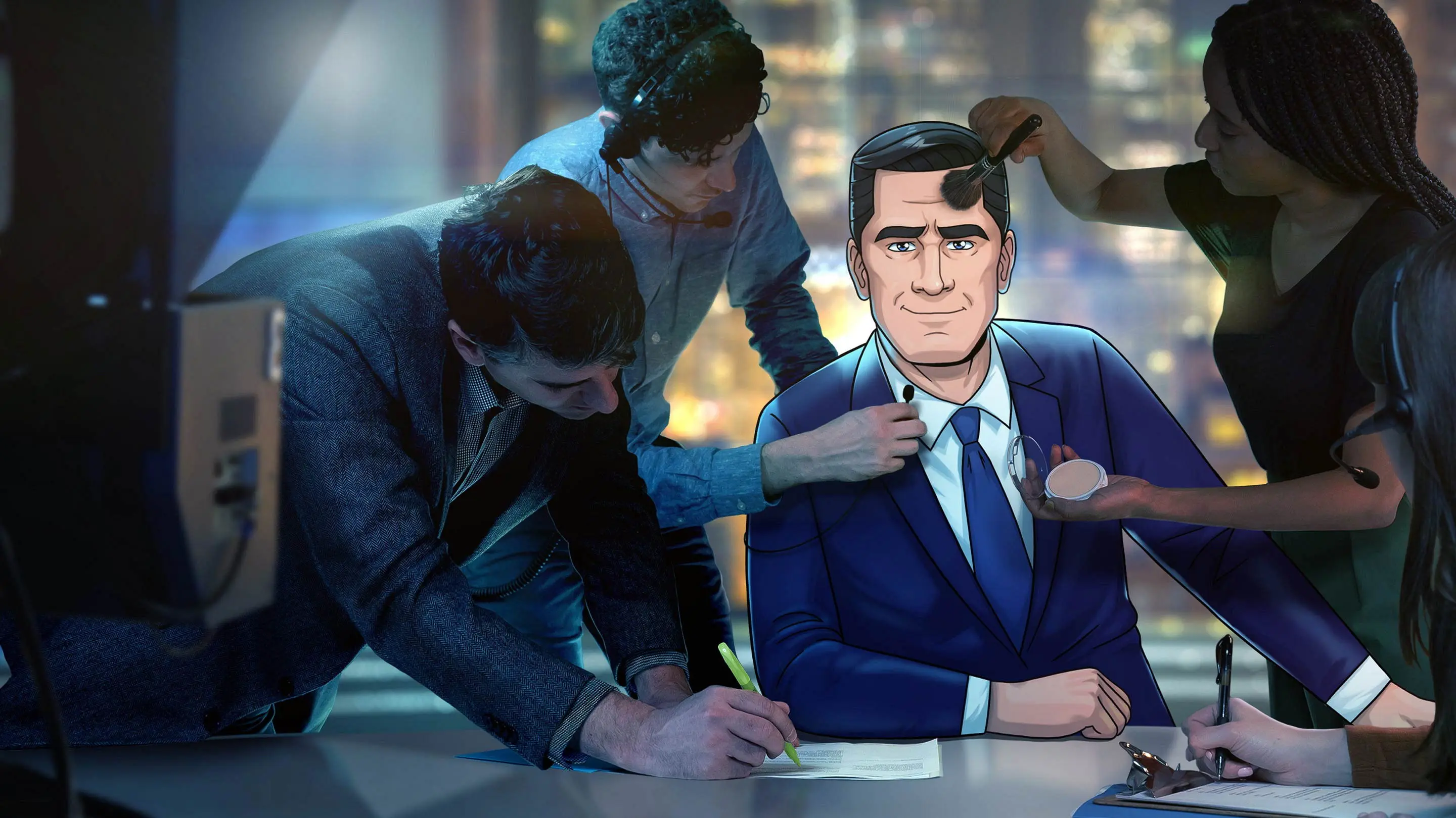 Tooning Out the News backdrop