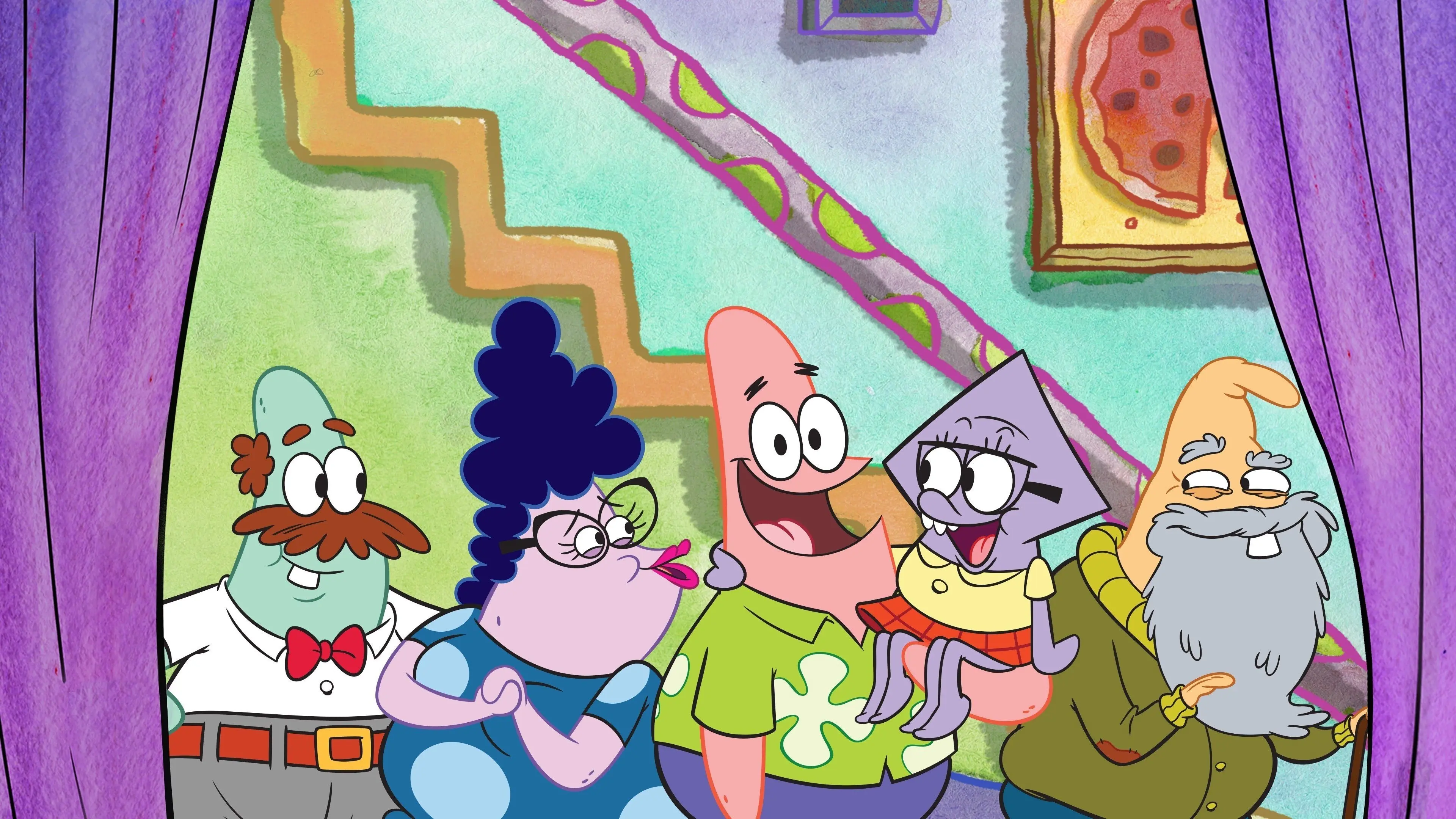 The Patrick Star Show backdrop