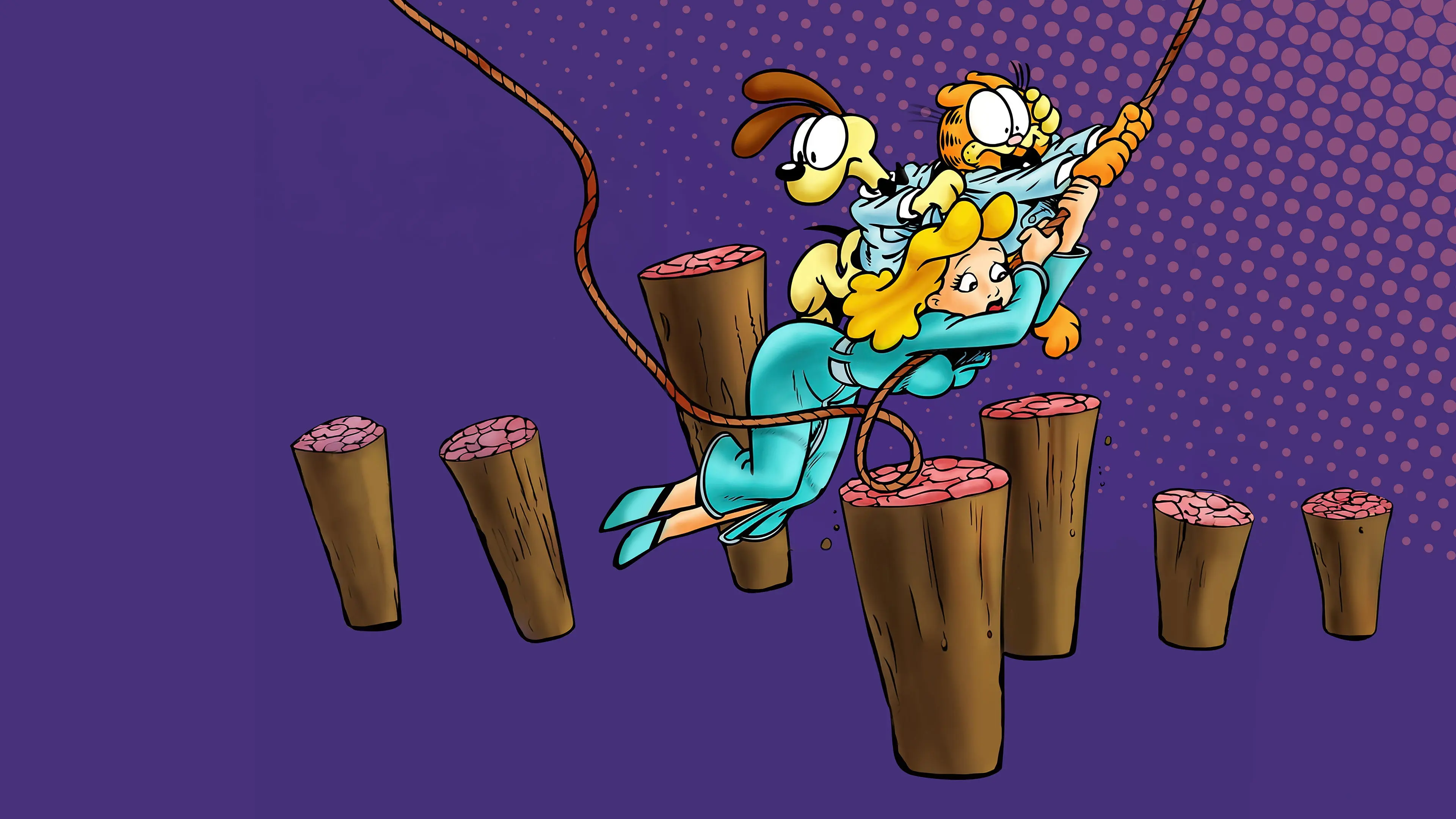 Garfield's Feline Fantasies backdrop