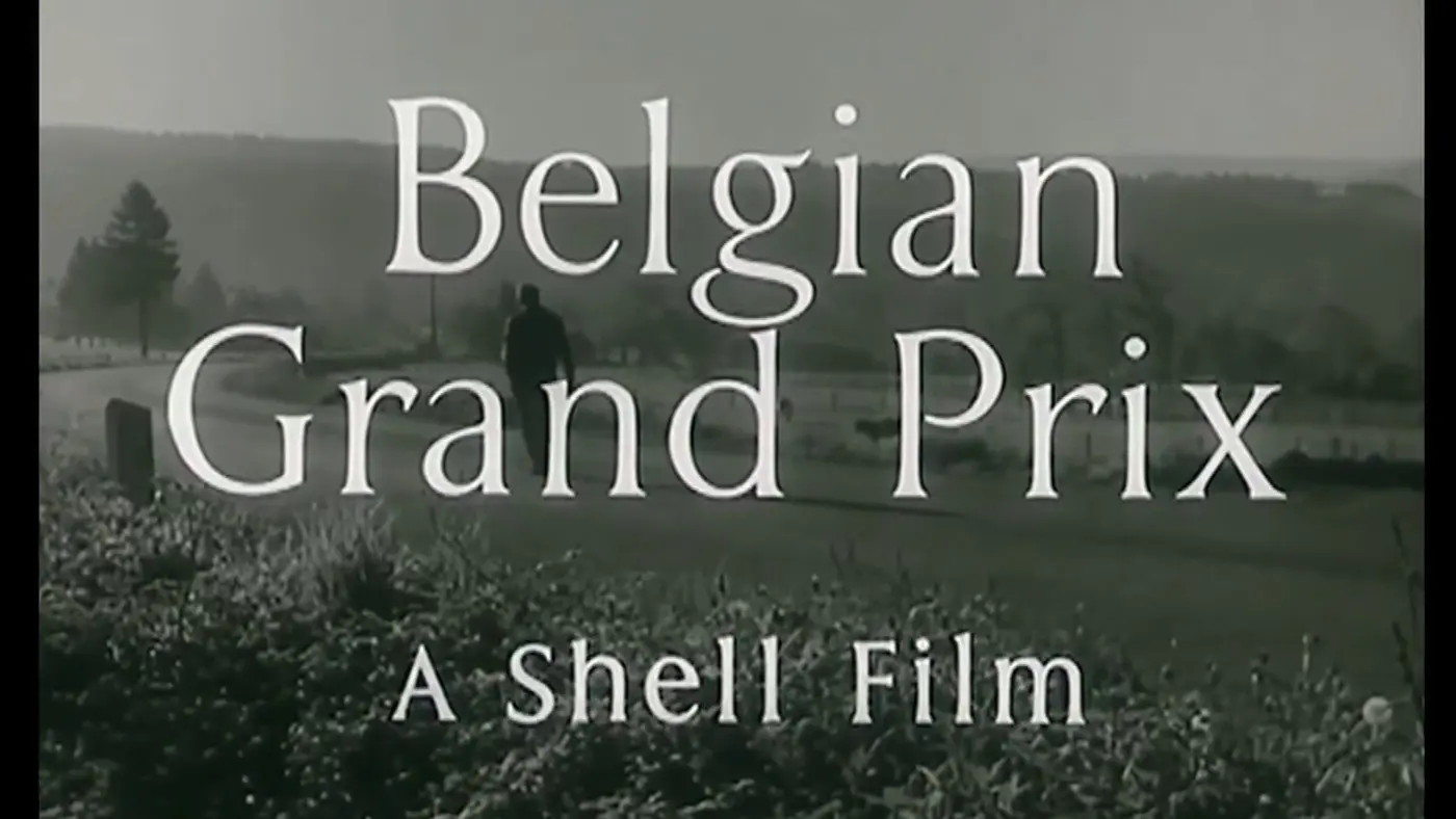 Belgian Grand Prix 1955 backdrop