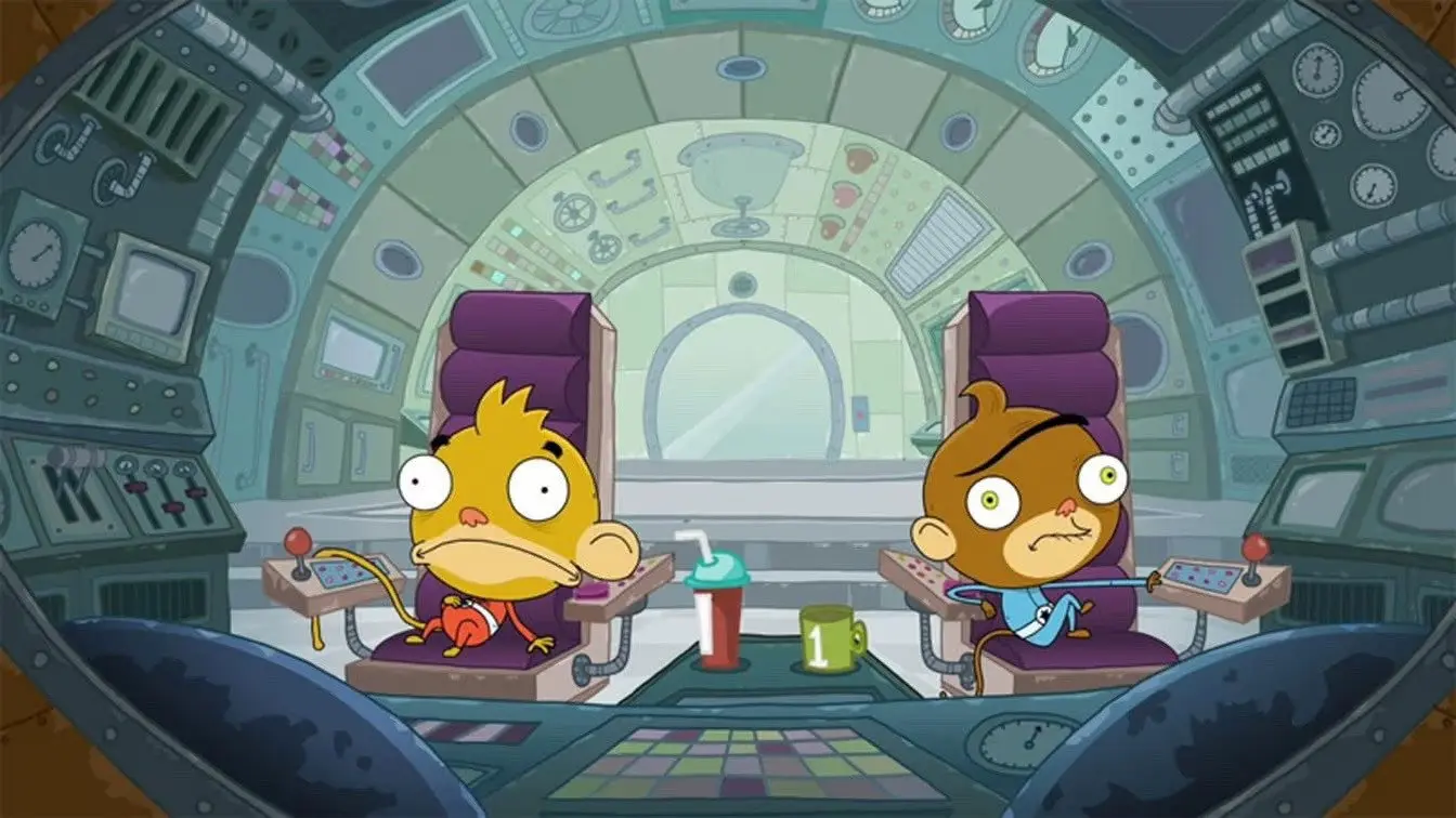 Rocket Monkeys backdrop