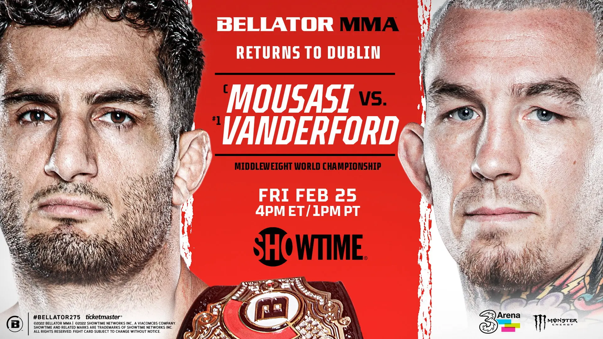 Bellator 275: Mousasi vs. Vanderford backdrop