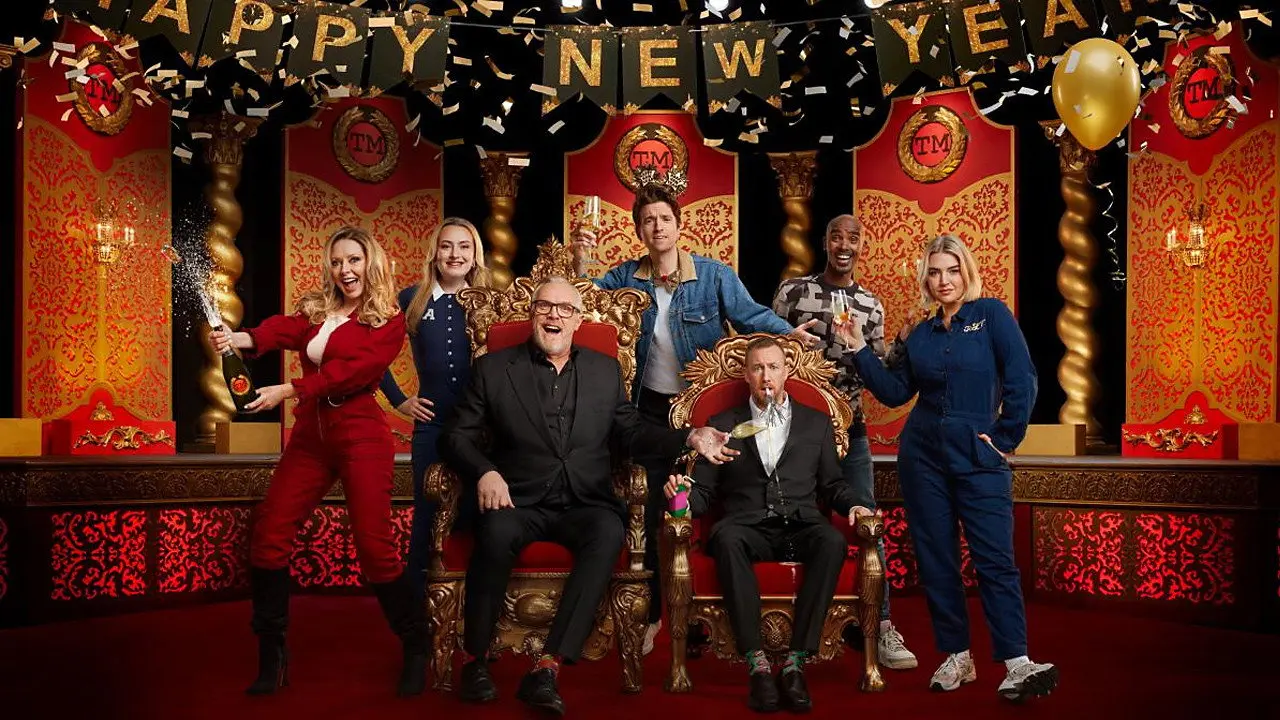 Taskmaster’s New Year Treat backdrop