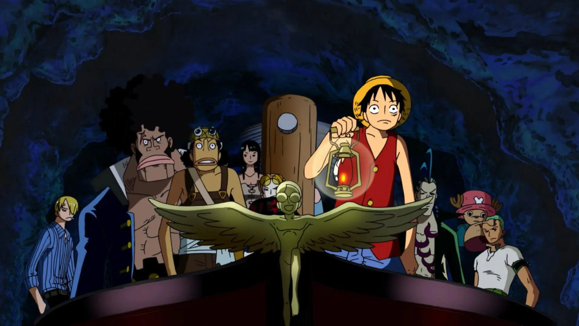 One Piece: Giant Mecha Soldier of Karakuri Castle backdrop