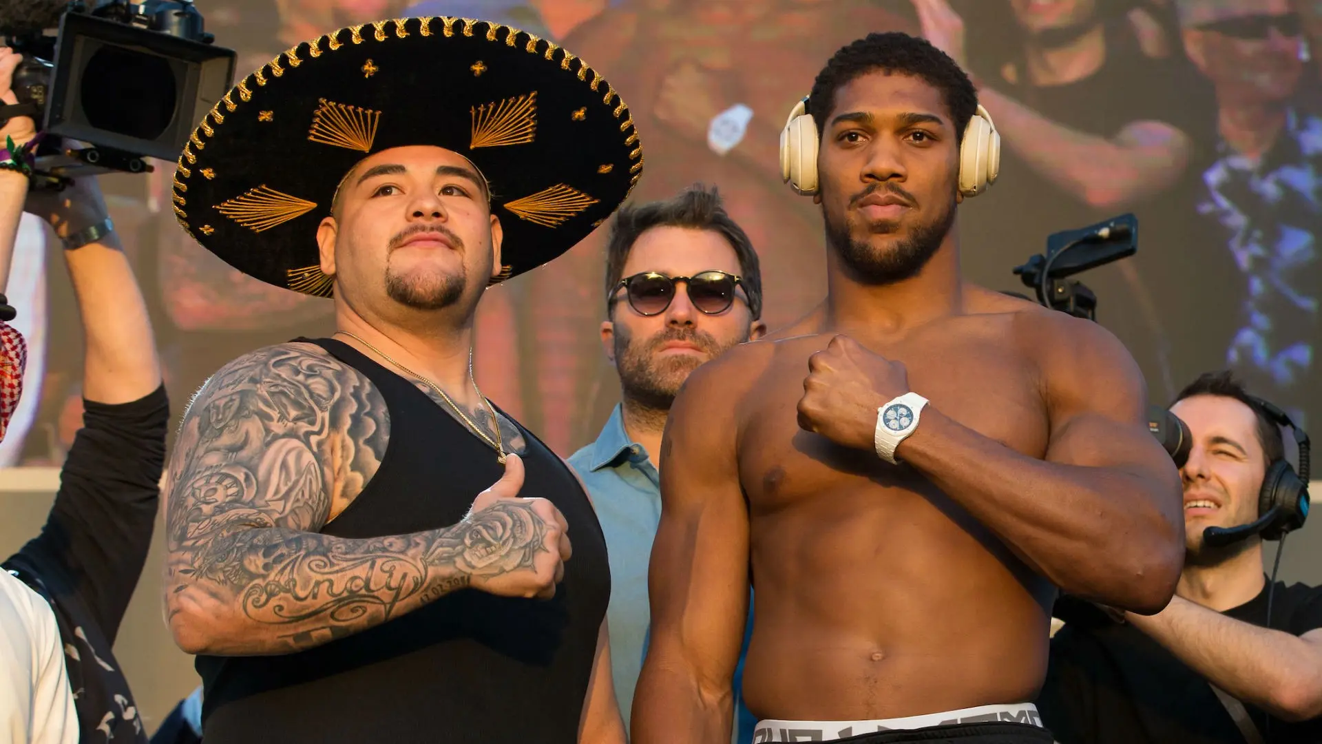 Andy Ruiz Jr. vs. Anthony Joshua II backdrop