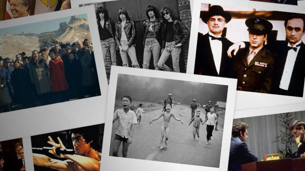 The Seventies backdrop