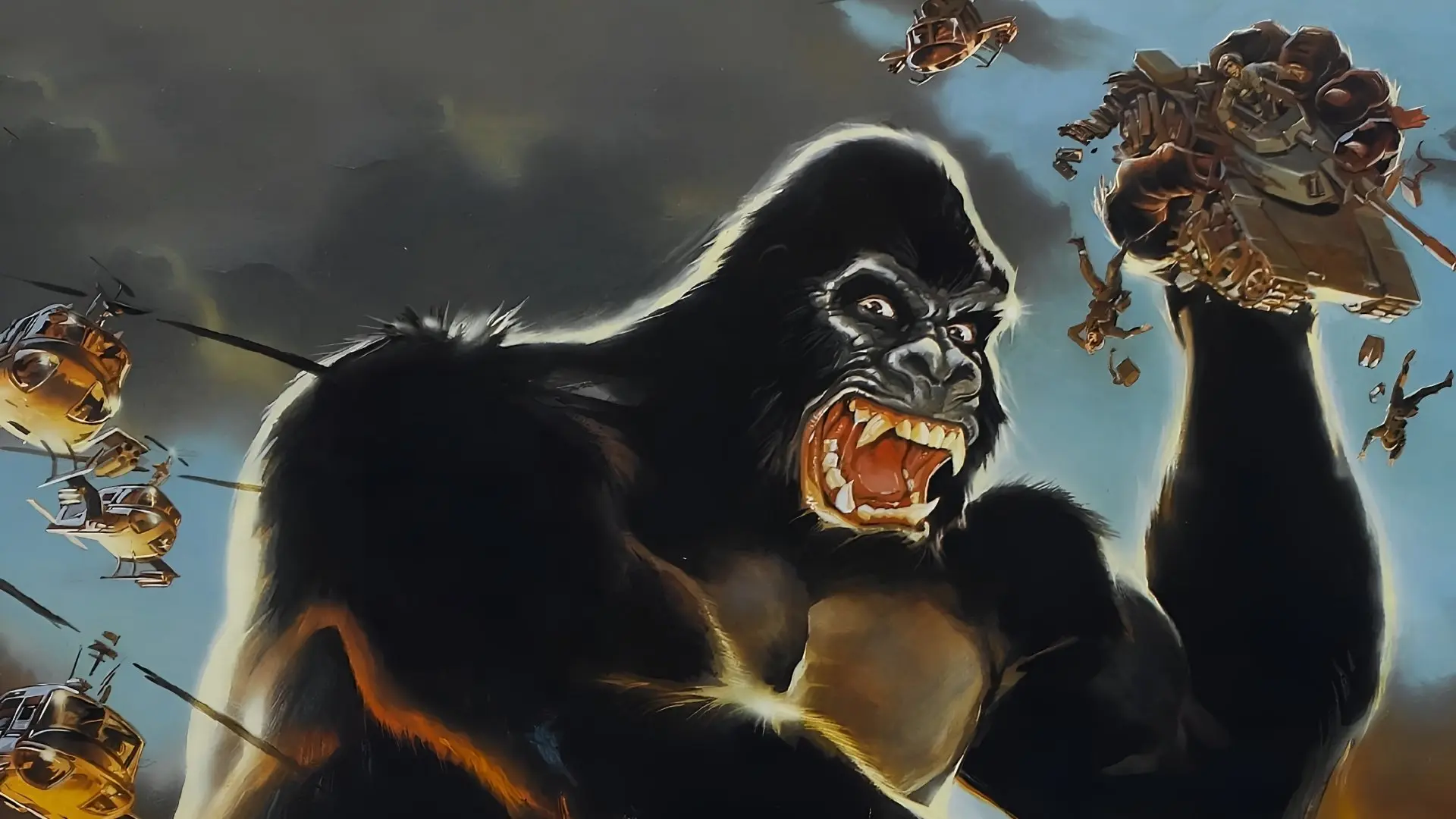 King Kong Lives backdrop