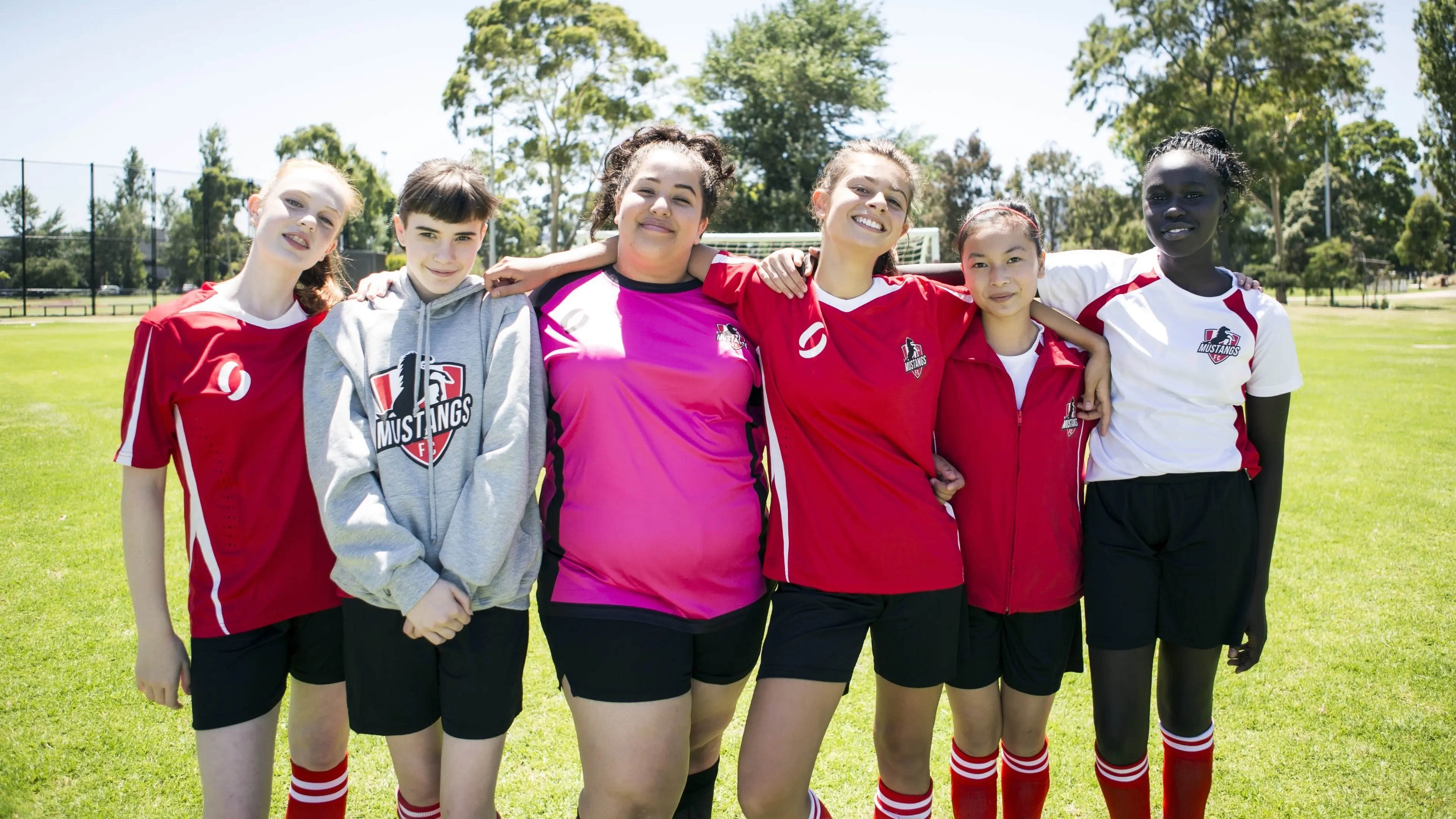 Mustangs FC backdrop