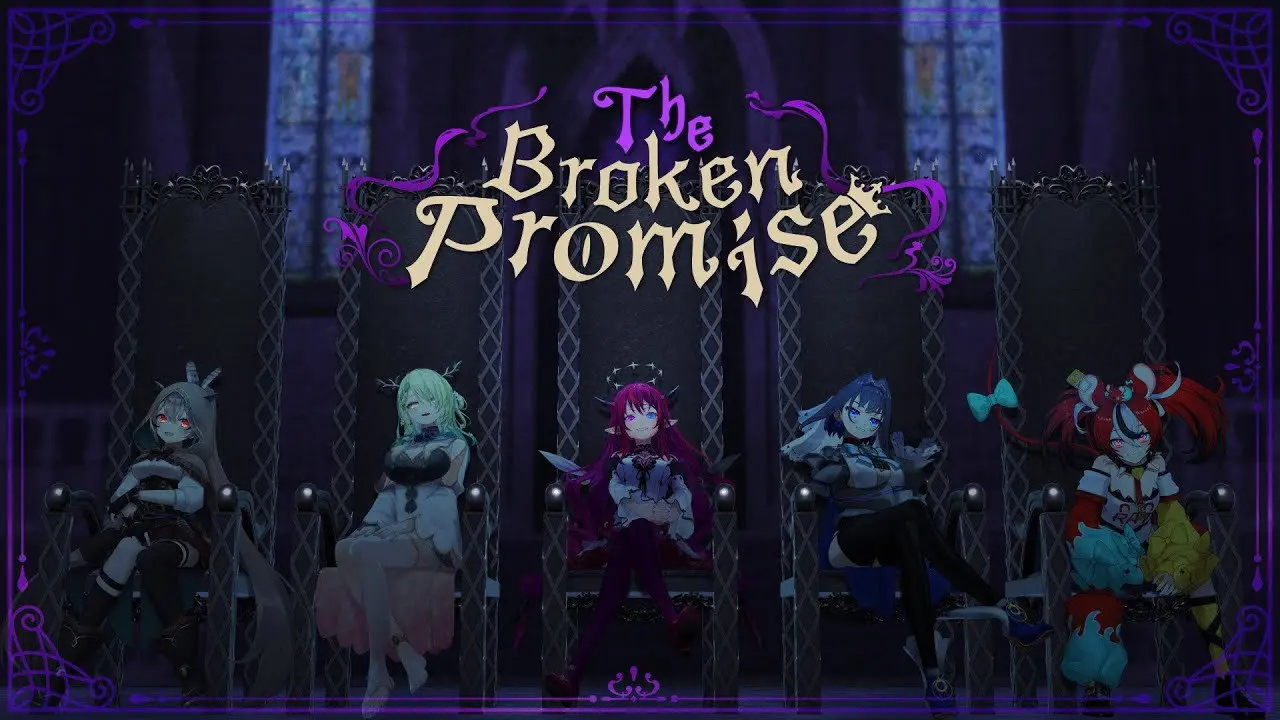 The Broken Promise Hololive English -Promise- 1st Anniversary Musical backdrop