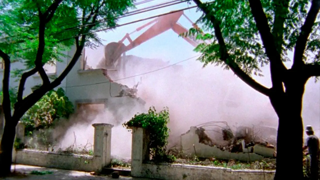 Under Construction (Or The Place Where I Was Born No Longer Exists) backdrop