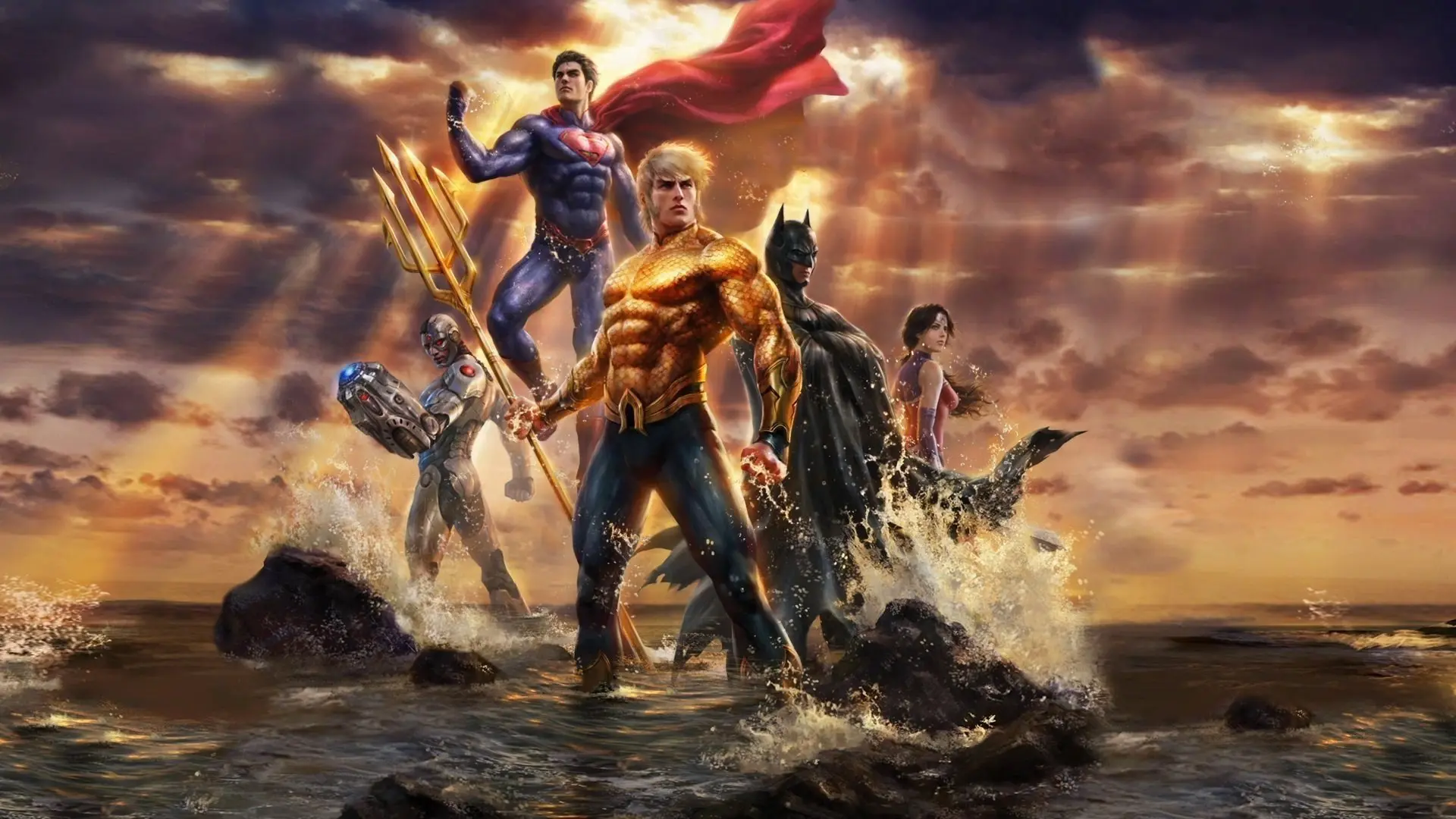Justice League: Throne of Atlantis backdrop