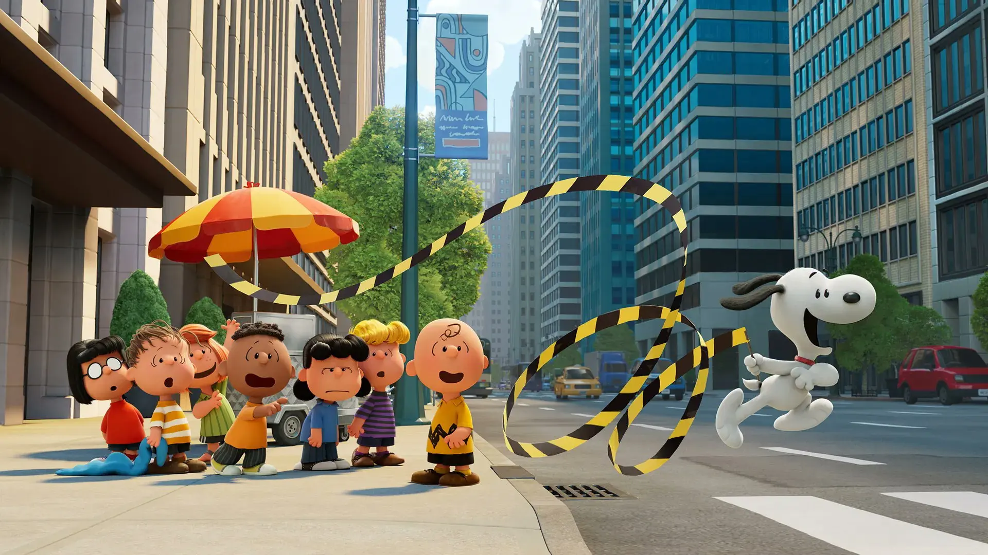 Snoopy Unleashed backdrop