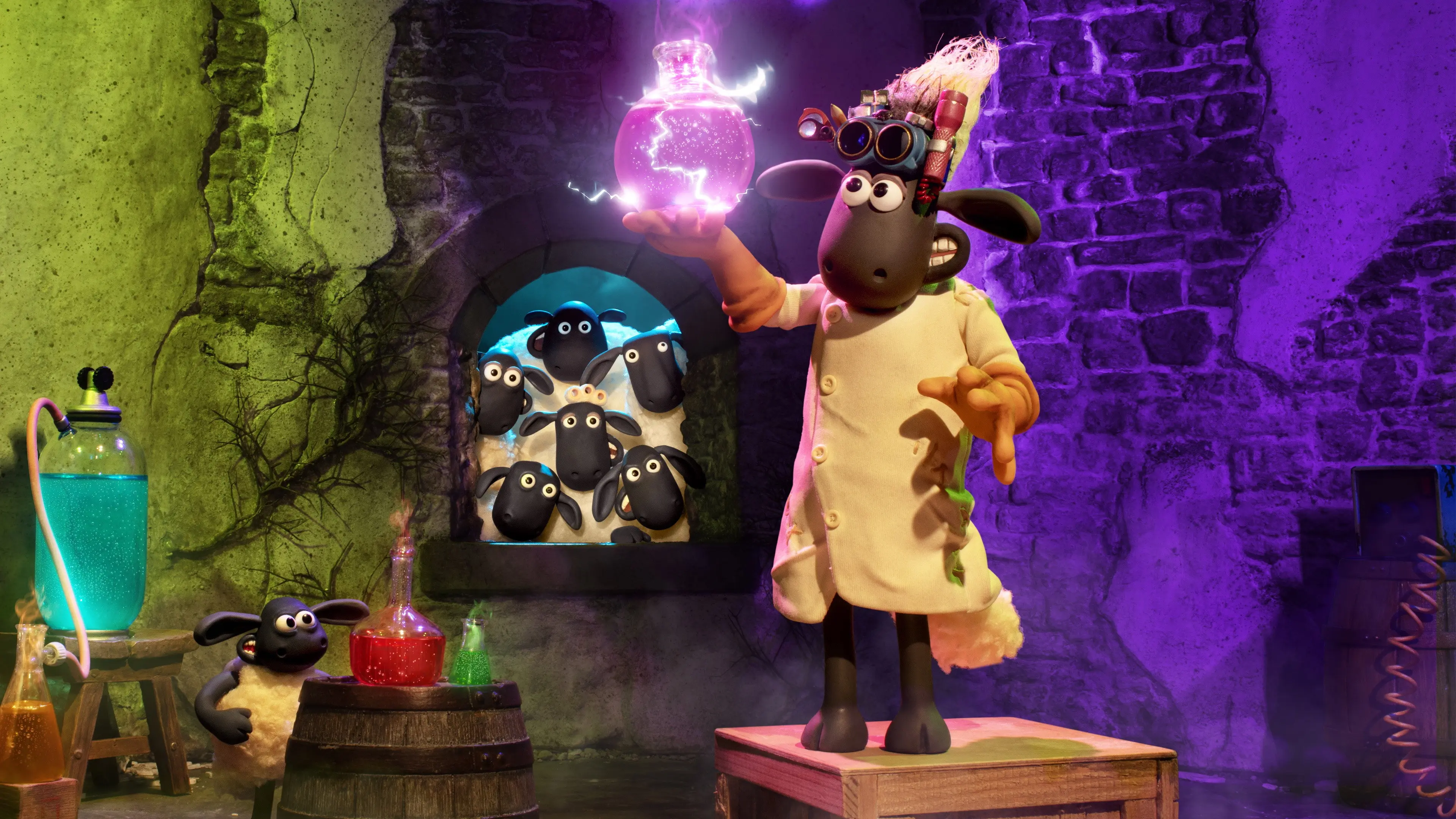 Shaun the Sheep: The Beast of Mossy Bottom backdrop
