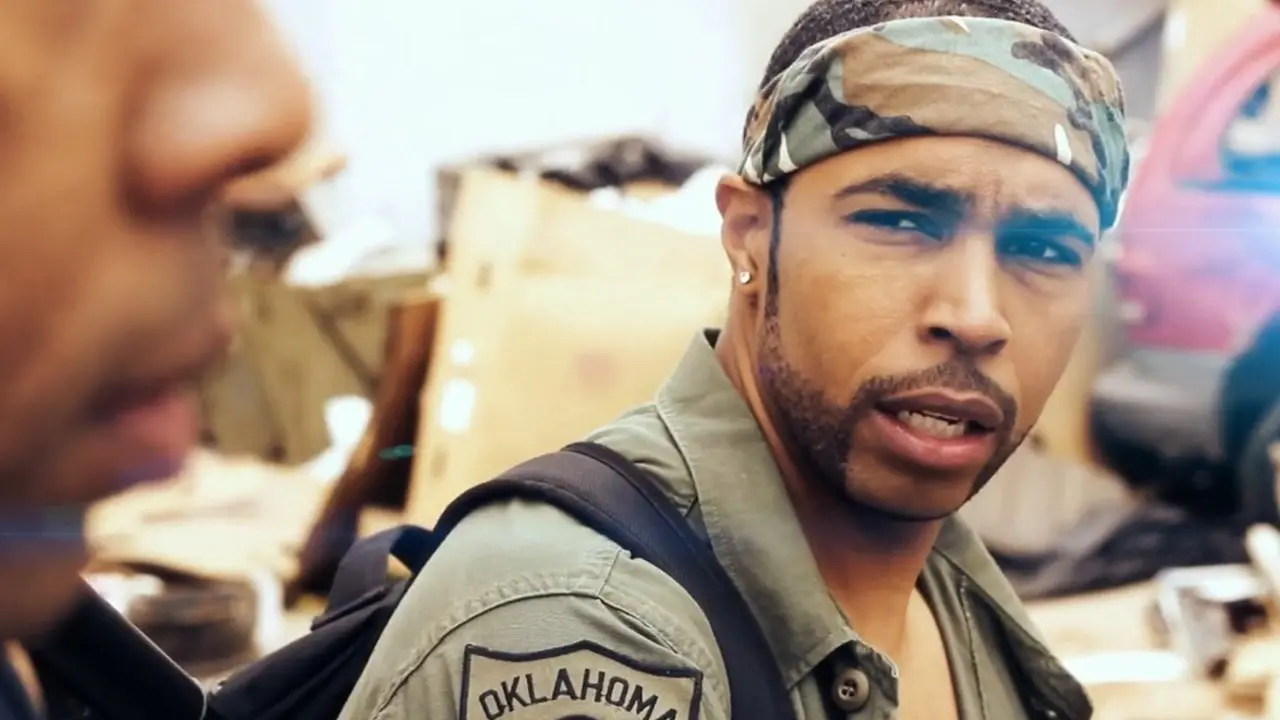 Bad to the Jones backdrop