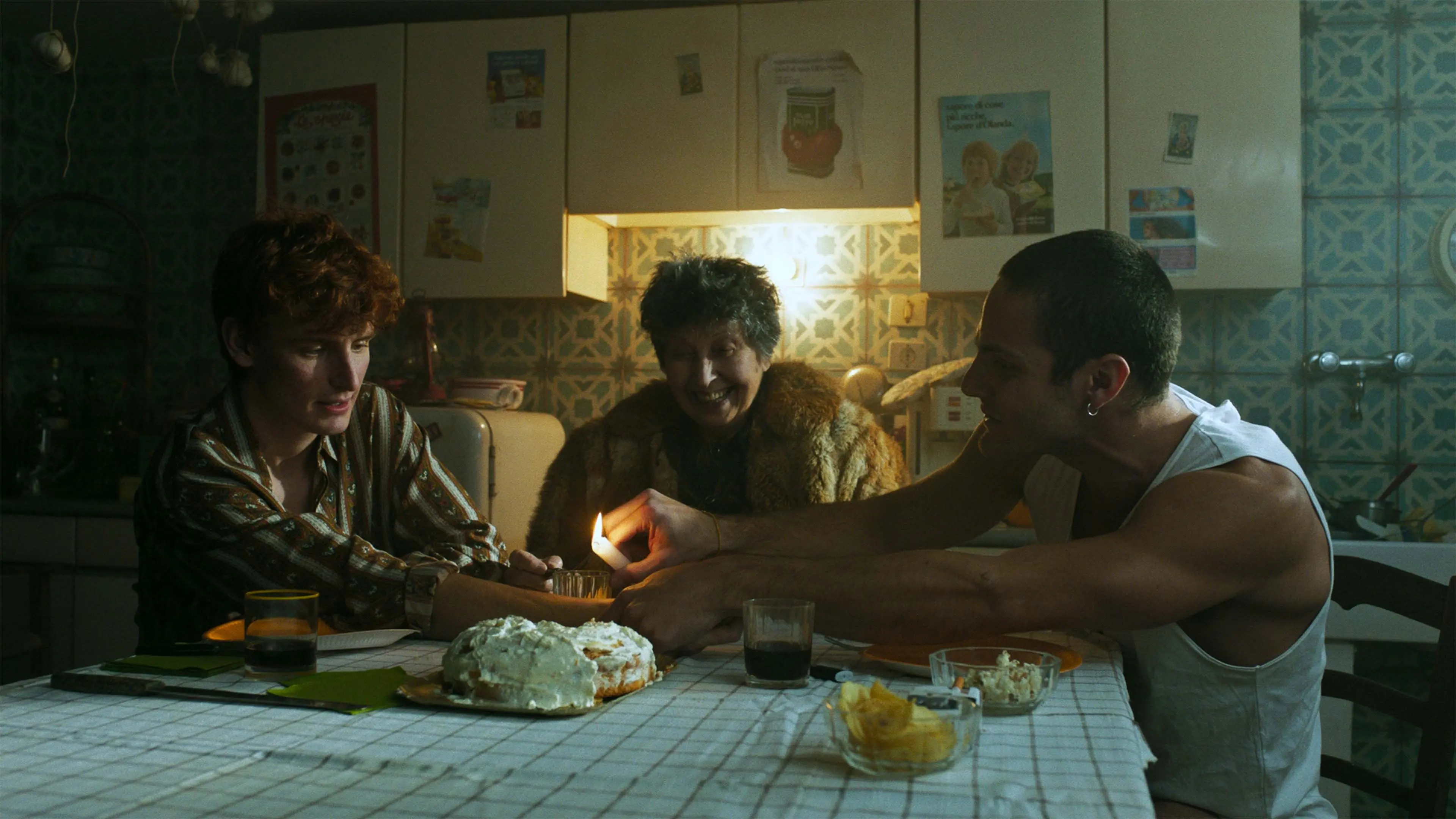 August in Fur backdrop