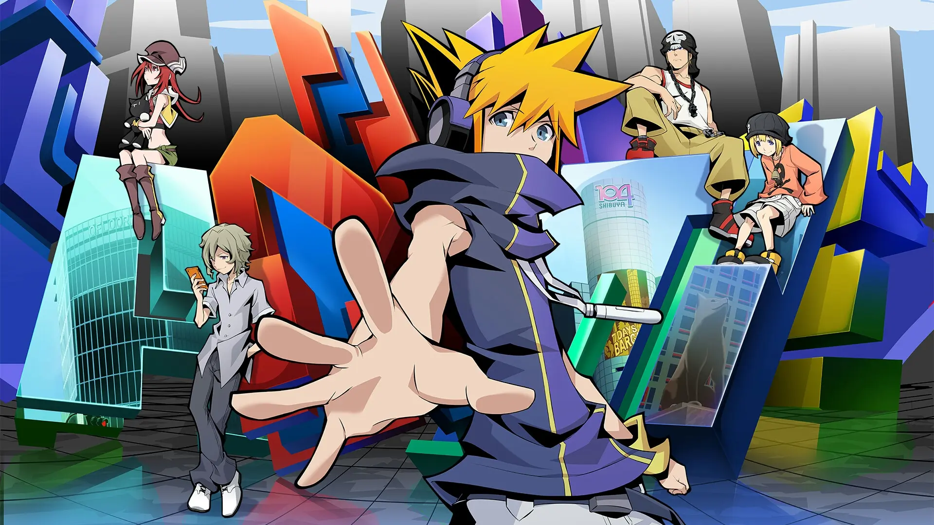 The World Ends with You: The Animation backdrop