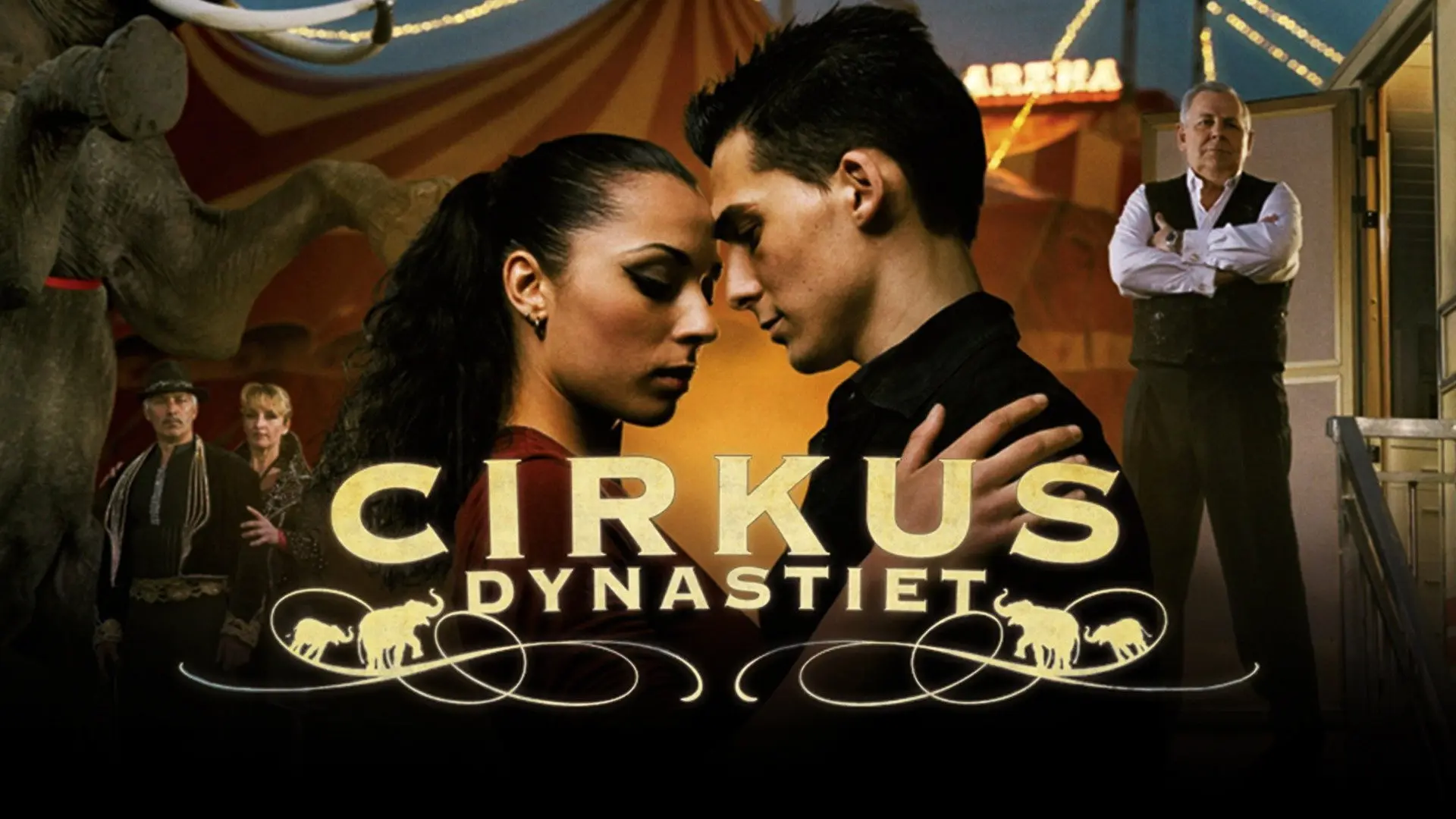 The Circus Dynasty backdrop