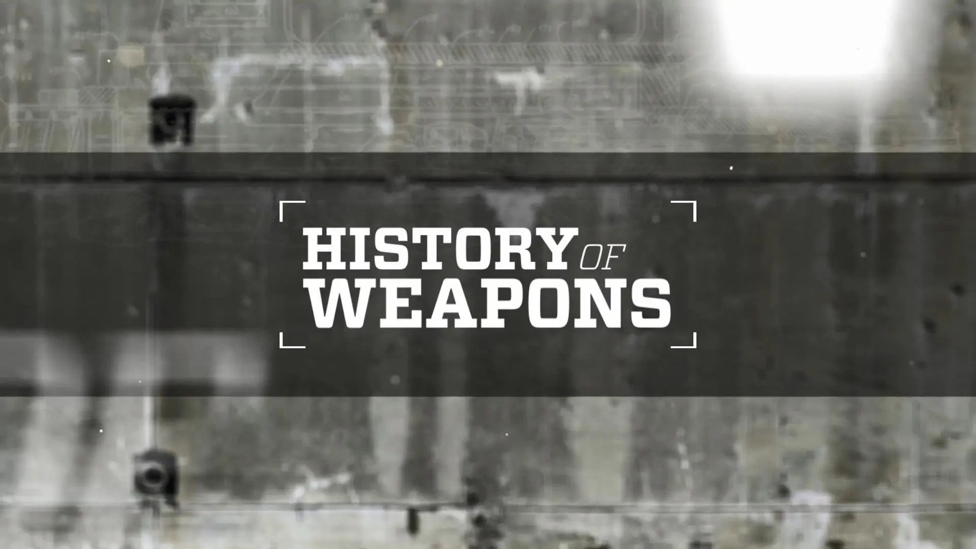 History of Weapons backdrop