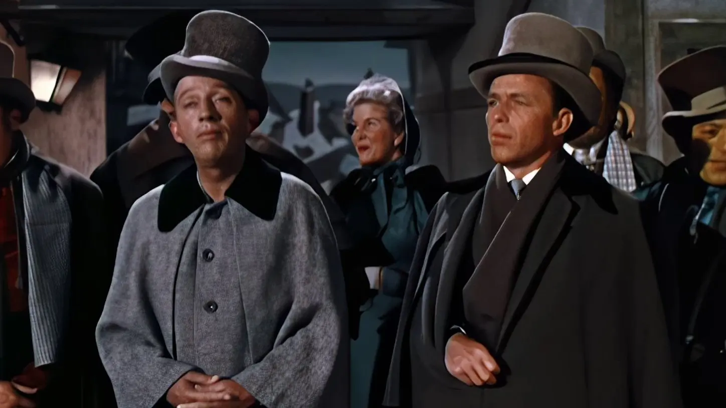 Happy Holidays with Bing and Frank backdrop