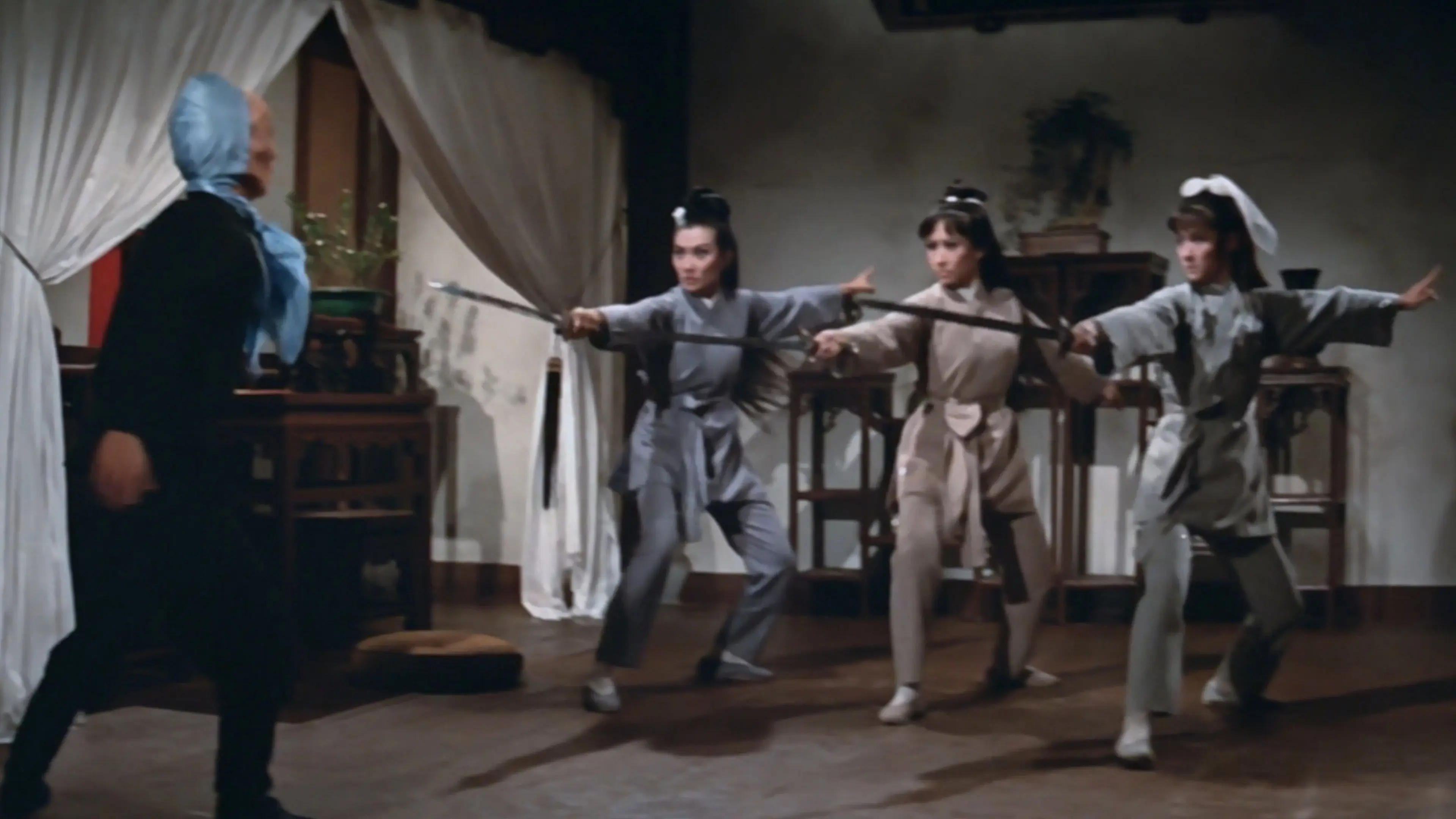 Swordswomen Three backdrop