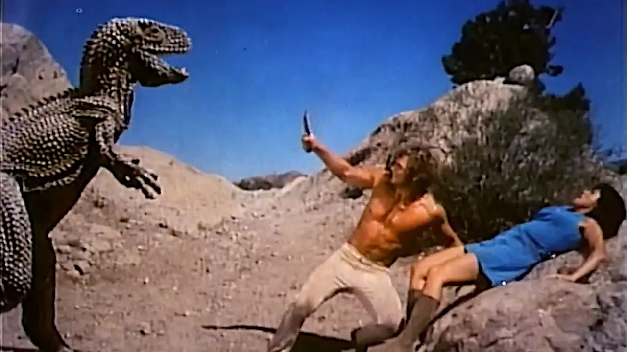 Planet of Dinosaurs backdrop